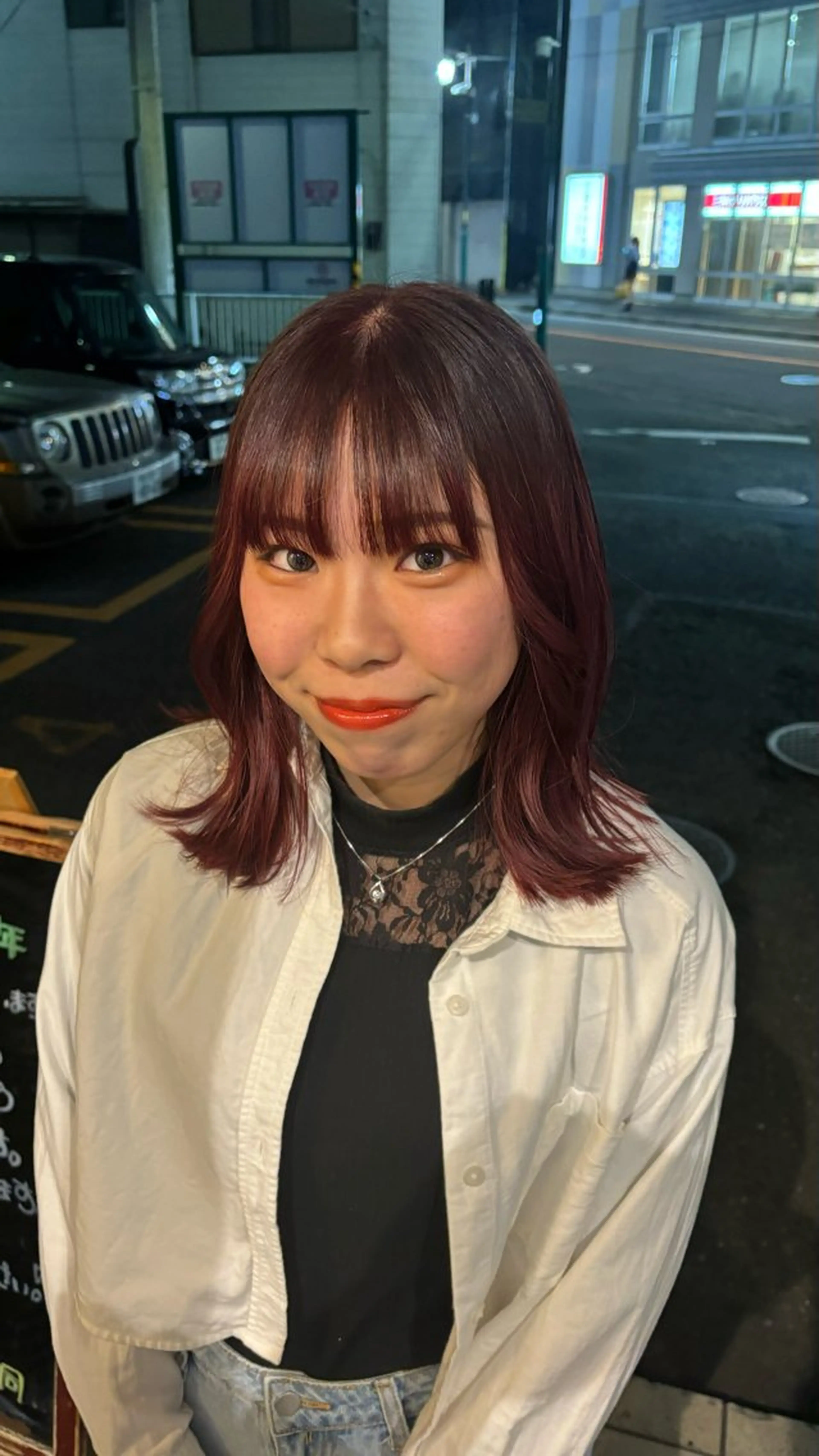 セミロング ヘアカラー 🎀ハイトーン/ 艶カラー/夕月🎀のヘアスタイル