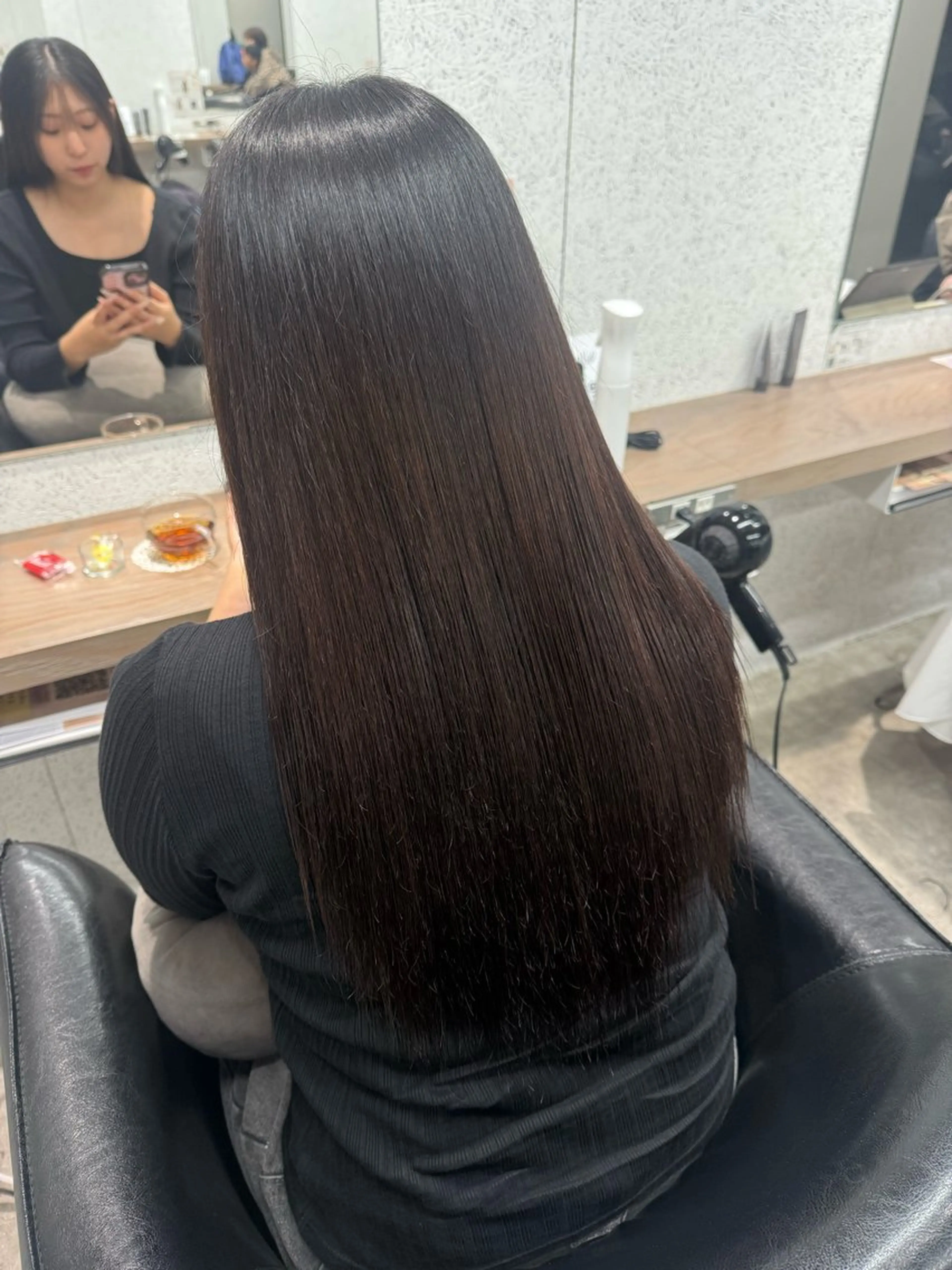 ロング 縮毛矯正 トリートメント 質感再生カラー/ 髪質改善/karinのヘアスタイル