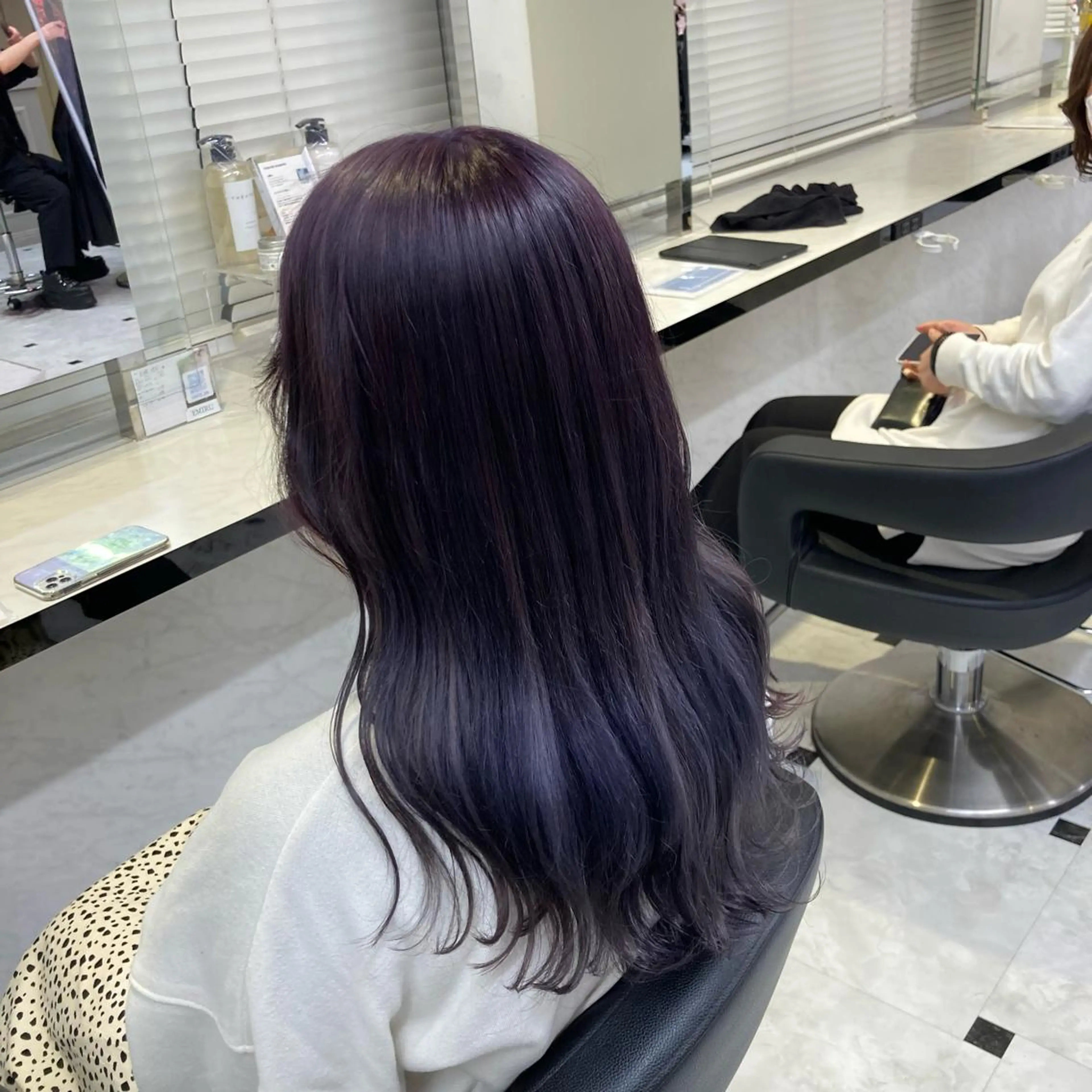 ロング カラー 似合わせカット EMIL/上野駅近 /ブリーチ縮毛矯正のヘアスタイル