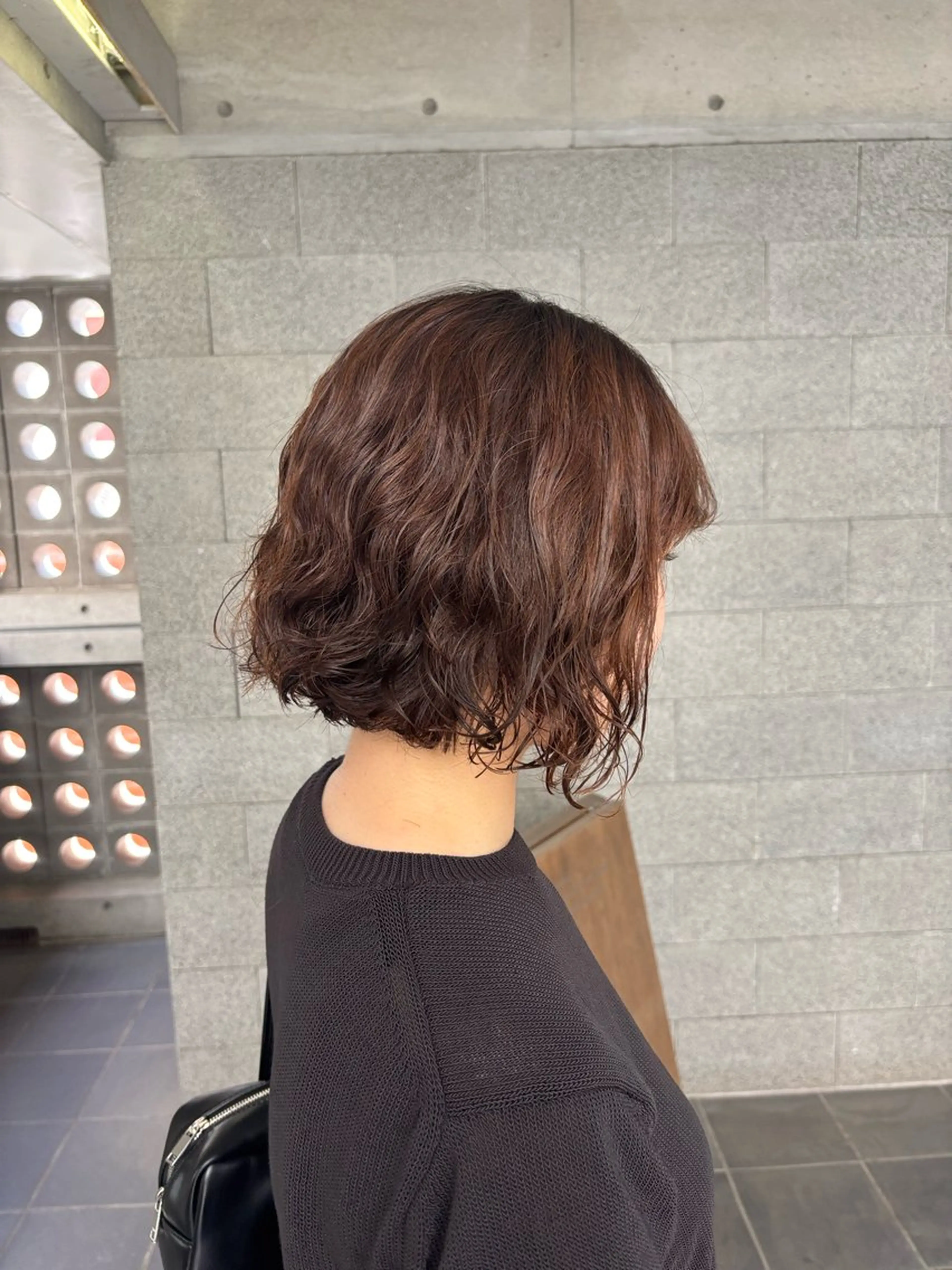 ショート パーマ ボブ カット パーマ ROUTE KOUTAのヘアスタイル