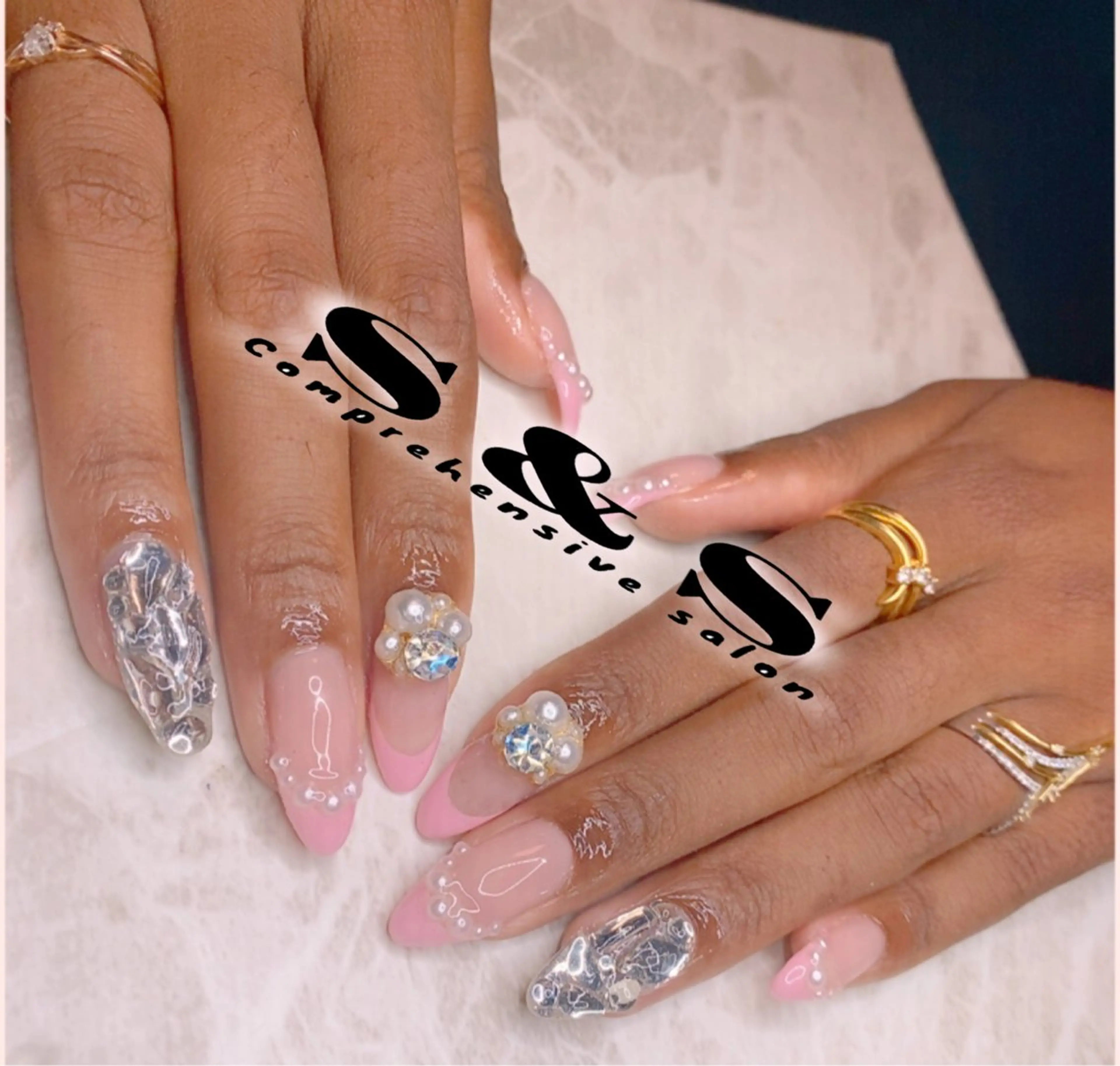 ネイル 長さ出し ゴージャス メンズネイル 持ち込み スカルプネイル S&S 村田小百合のネイルデザイン