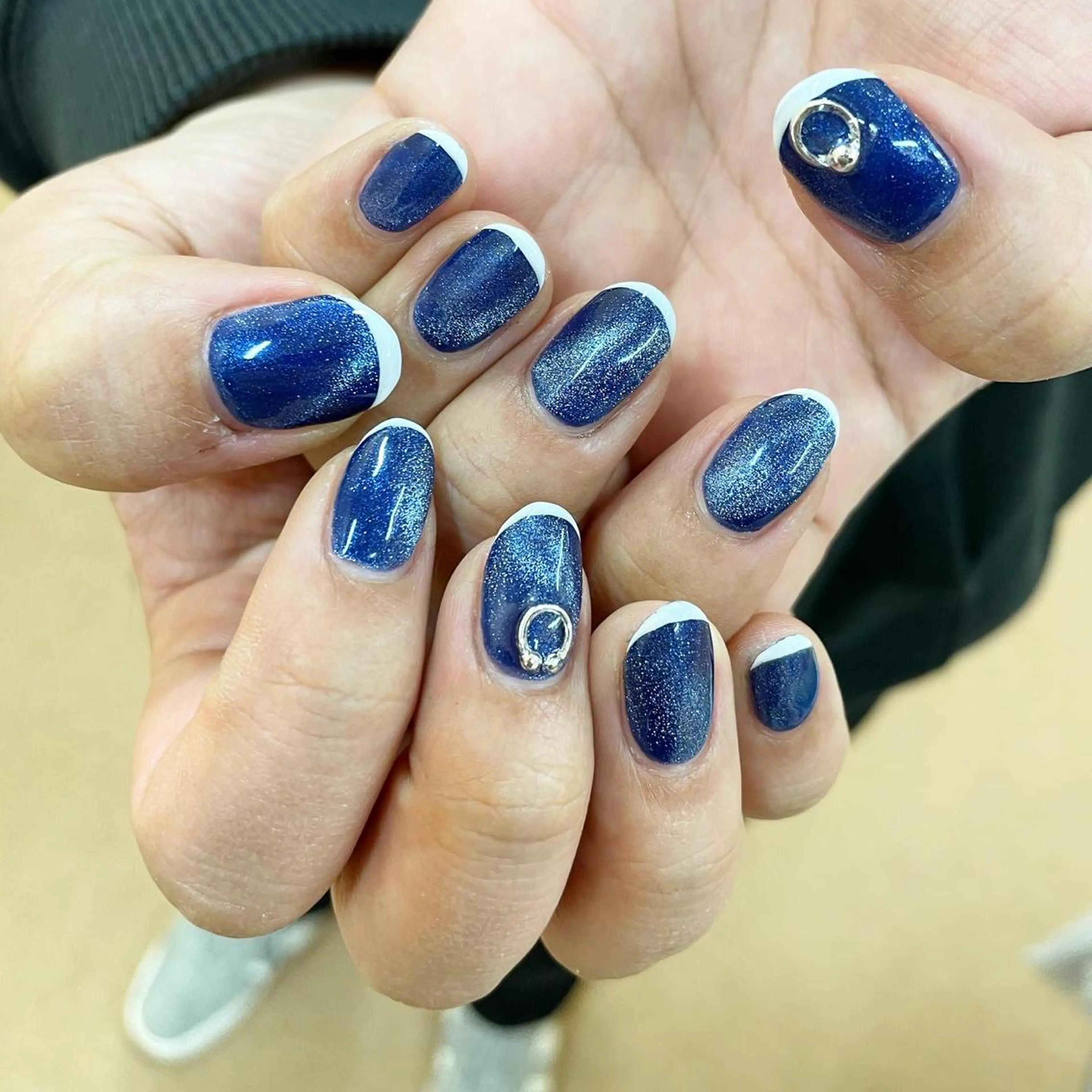 ミニモ限定☆フレンチネイルの写真