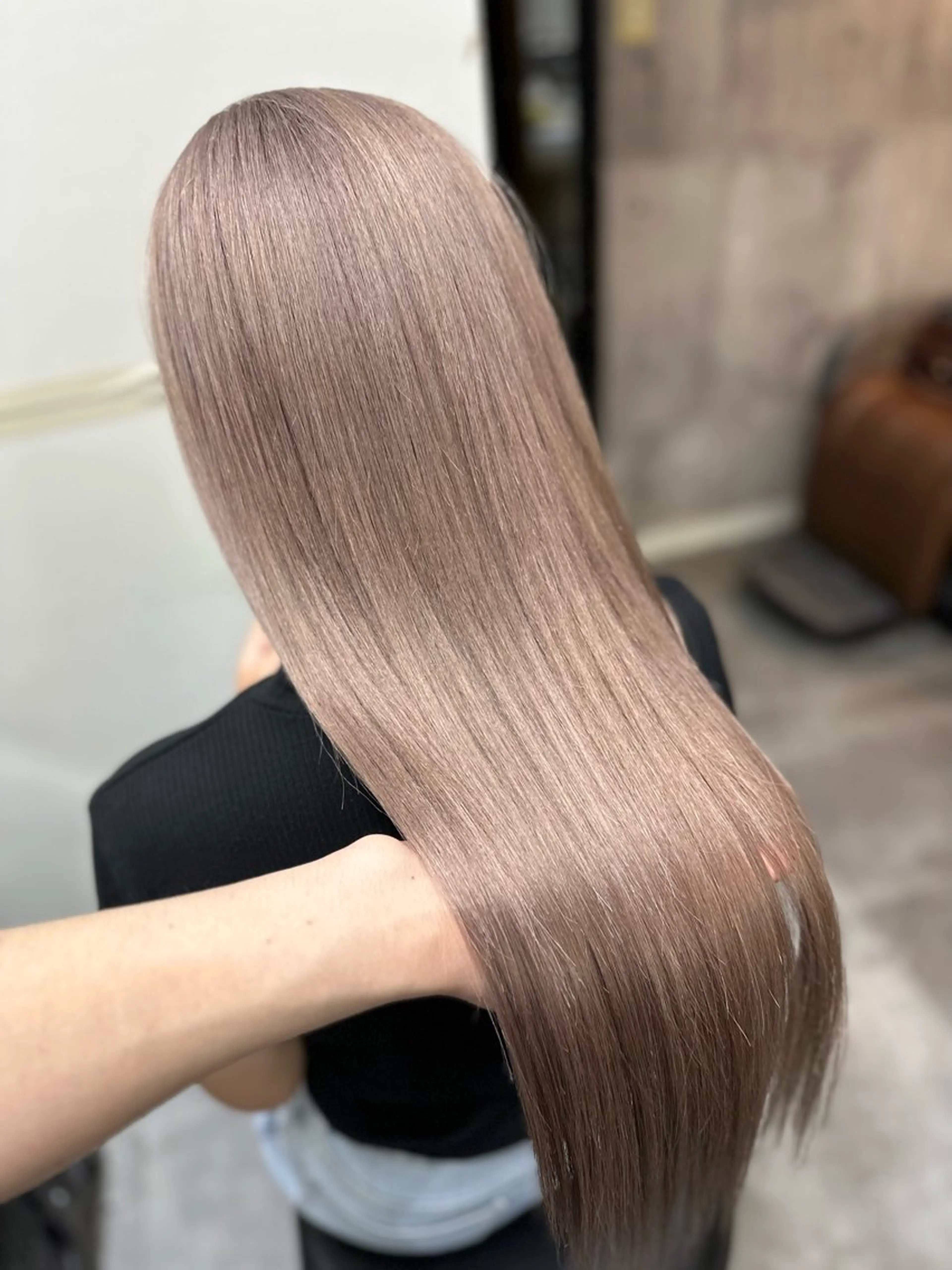 ロング カラー ヘアカラー トリートメント ヘアセット 難波ブリーチカラー 伊藤洋輝のヘアスタイル