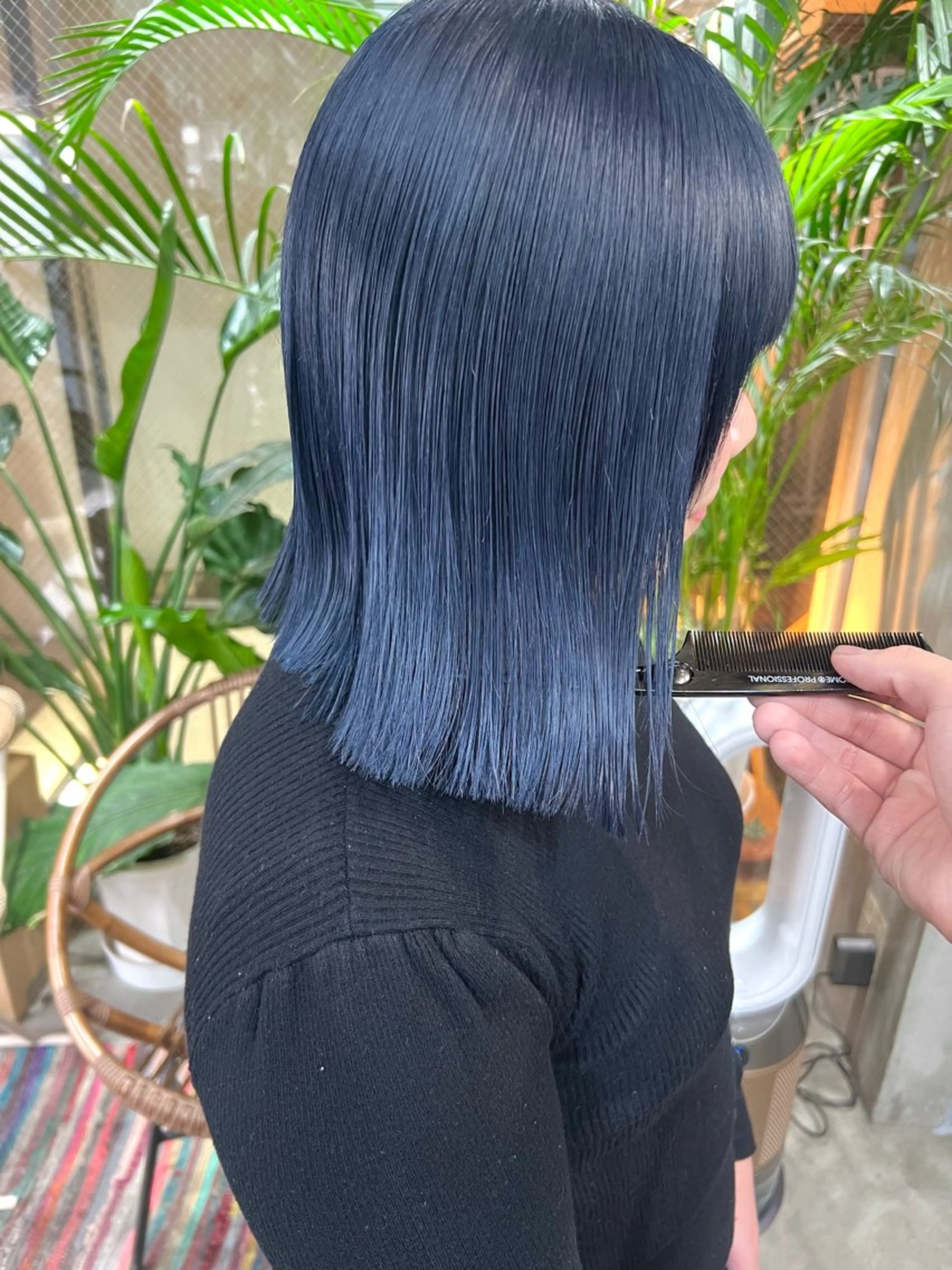 ミディアム カラー ヘアカラー U-fuショート 伊藤拓海のヘアスタイル