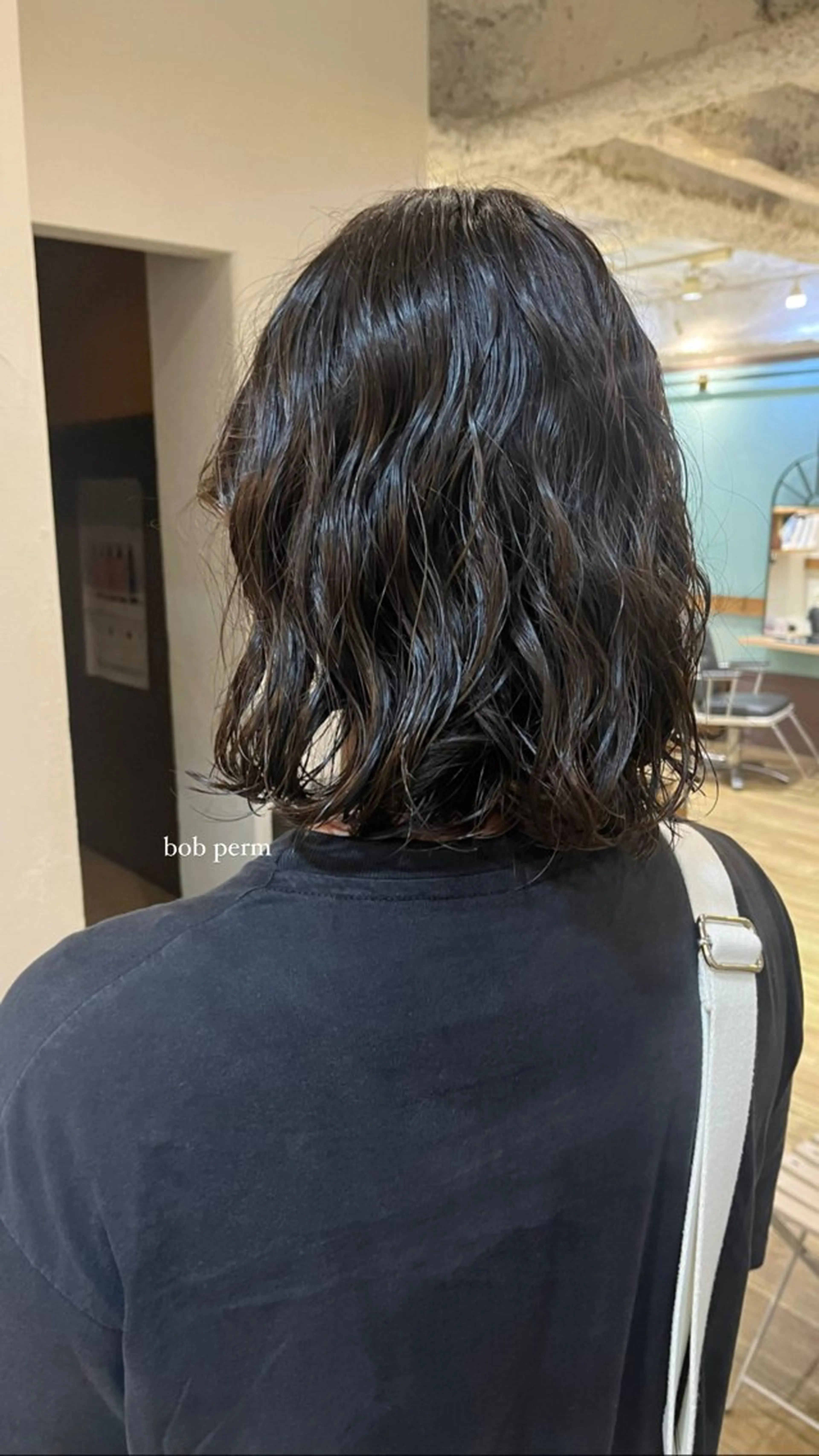 ミディアム パーマ Garland  Ginza所属・モモ🍑 レイヤー/ボブ/暖色のヘアスタイル