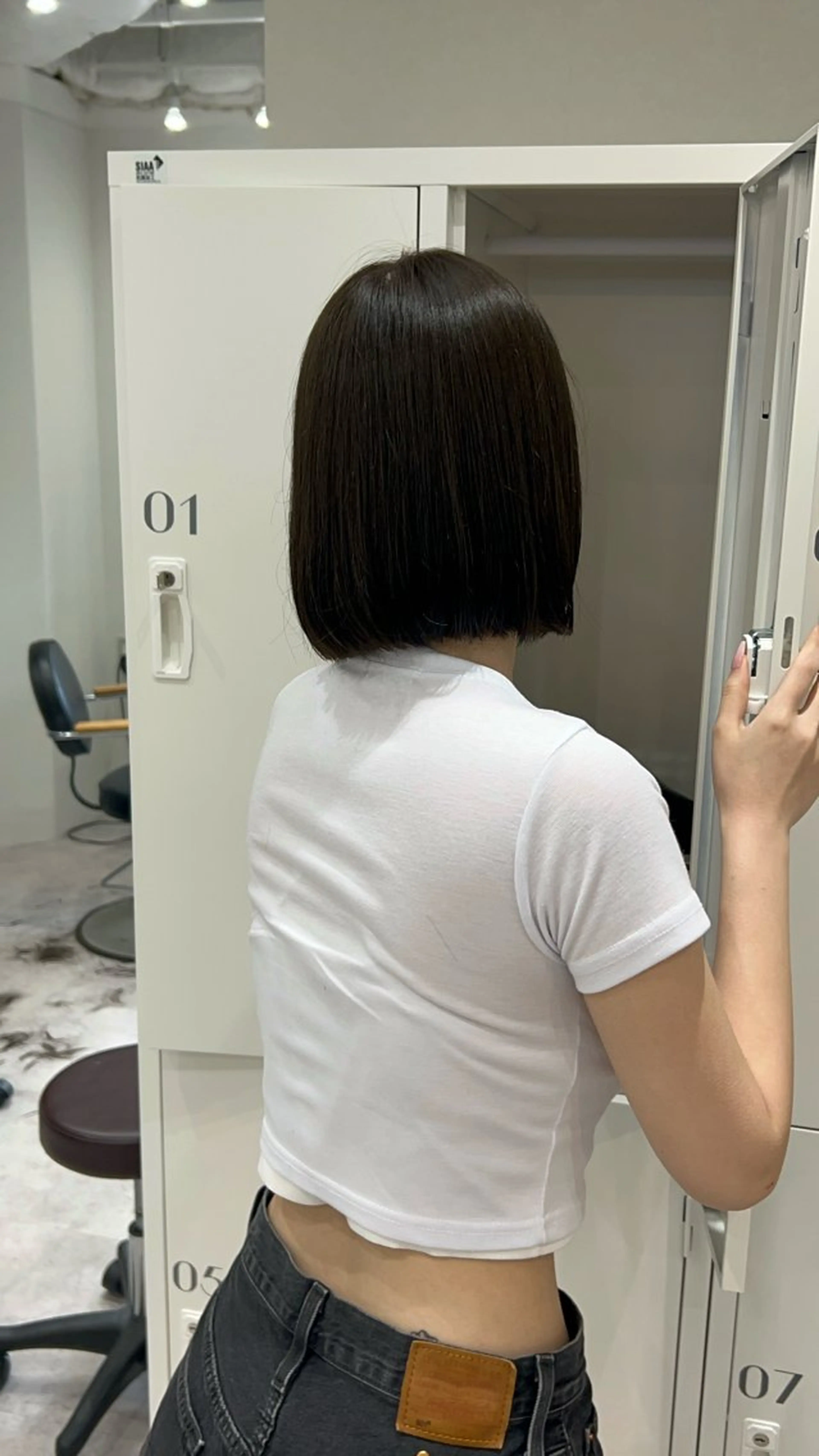 ミディアム カラー ヘアアレンジ ボブ カット ボブ /ニュアンス/ satomi🧸💖のヘアスタイル