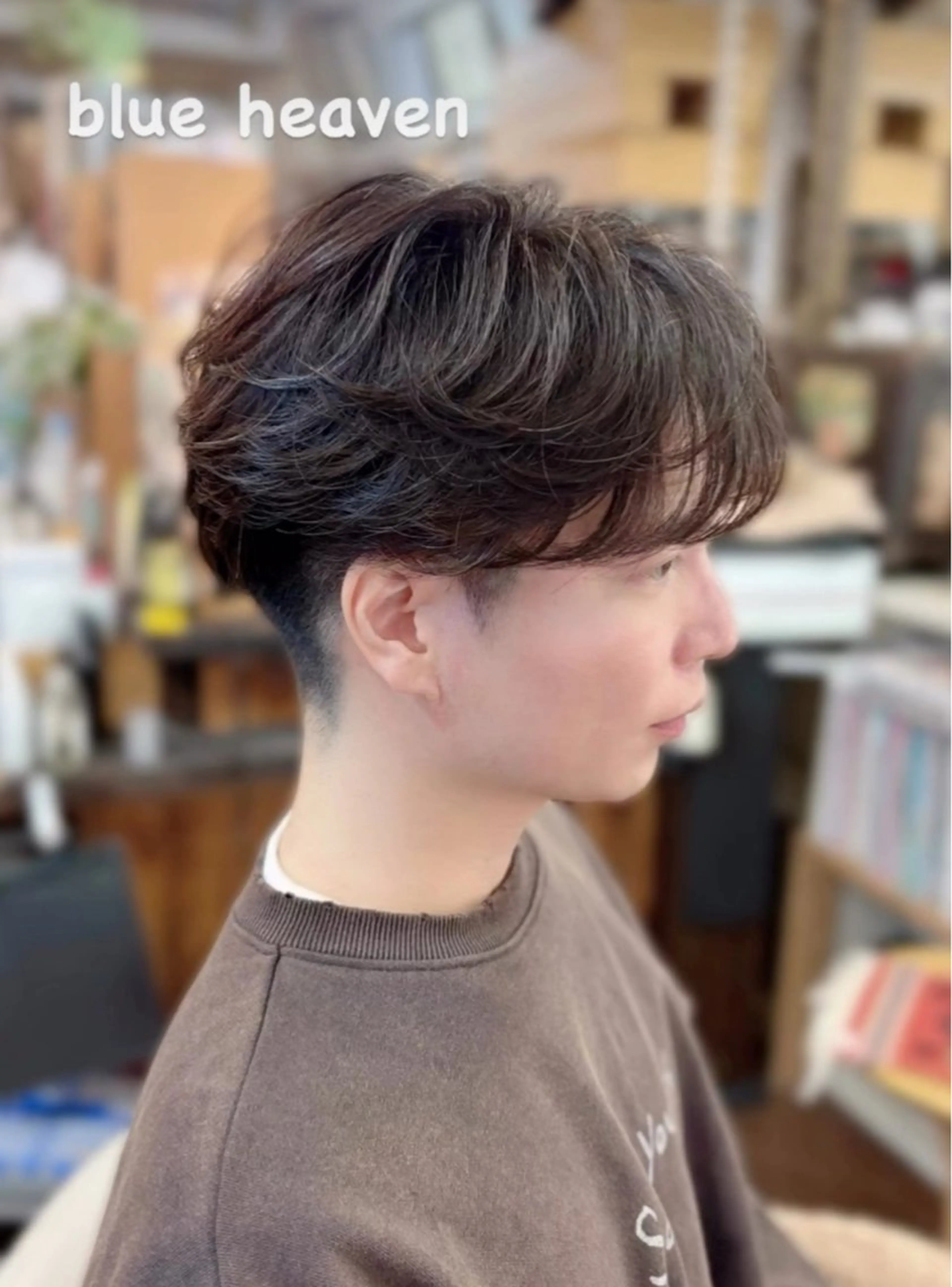 ショート メンズ メンズパーマ ブルーヘブン TAKESHIのヘアスタイル