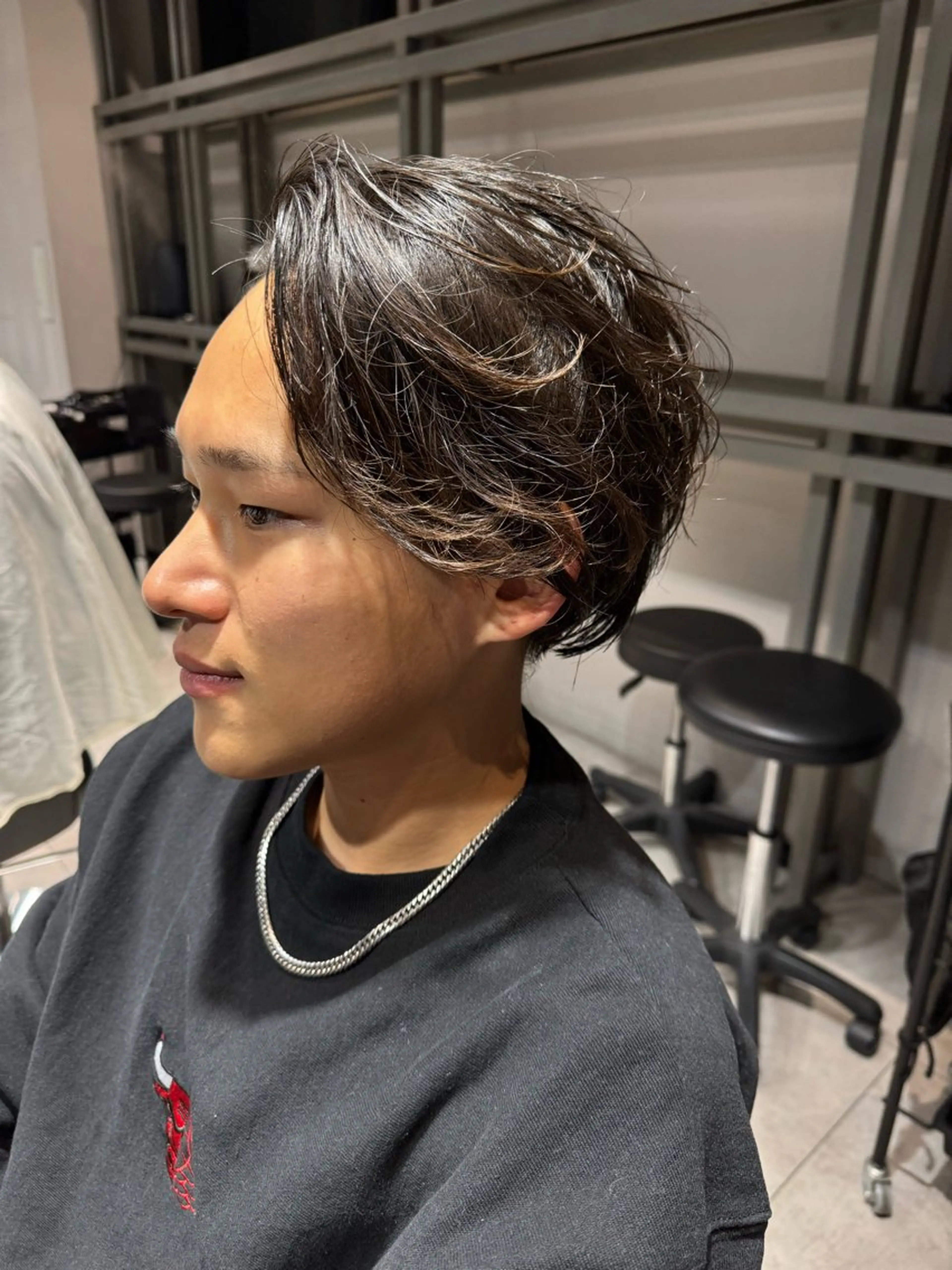 ミディアム メンズ メンズウルフカット ウルフカット カット ヘッドスパ Dxxxx III所属・女性目線の大人 メンズ*Ayakaのヘアスタイル