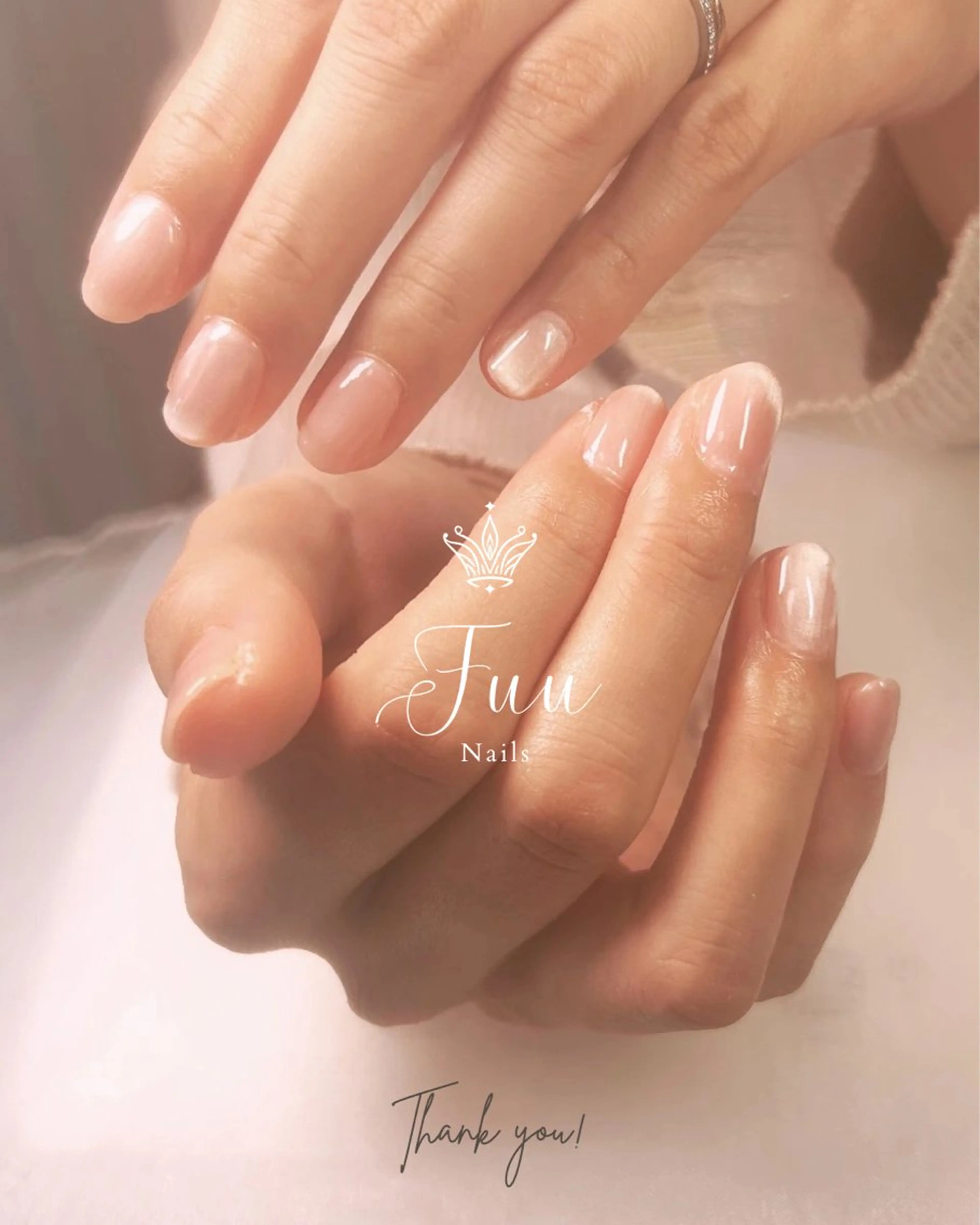 ネイル マグネットネイル ワンカラーネイル ピンク シンプルネイル 犬のいるネイルサロン Fuu nailsのネイルデザイン