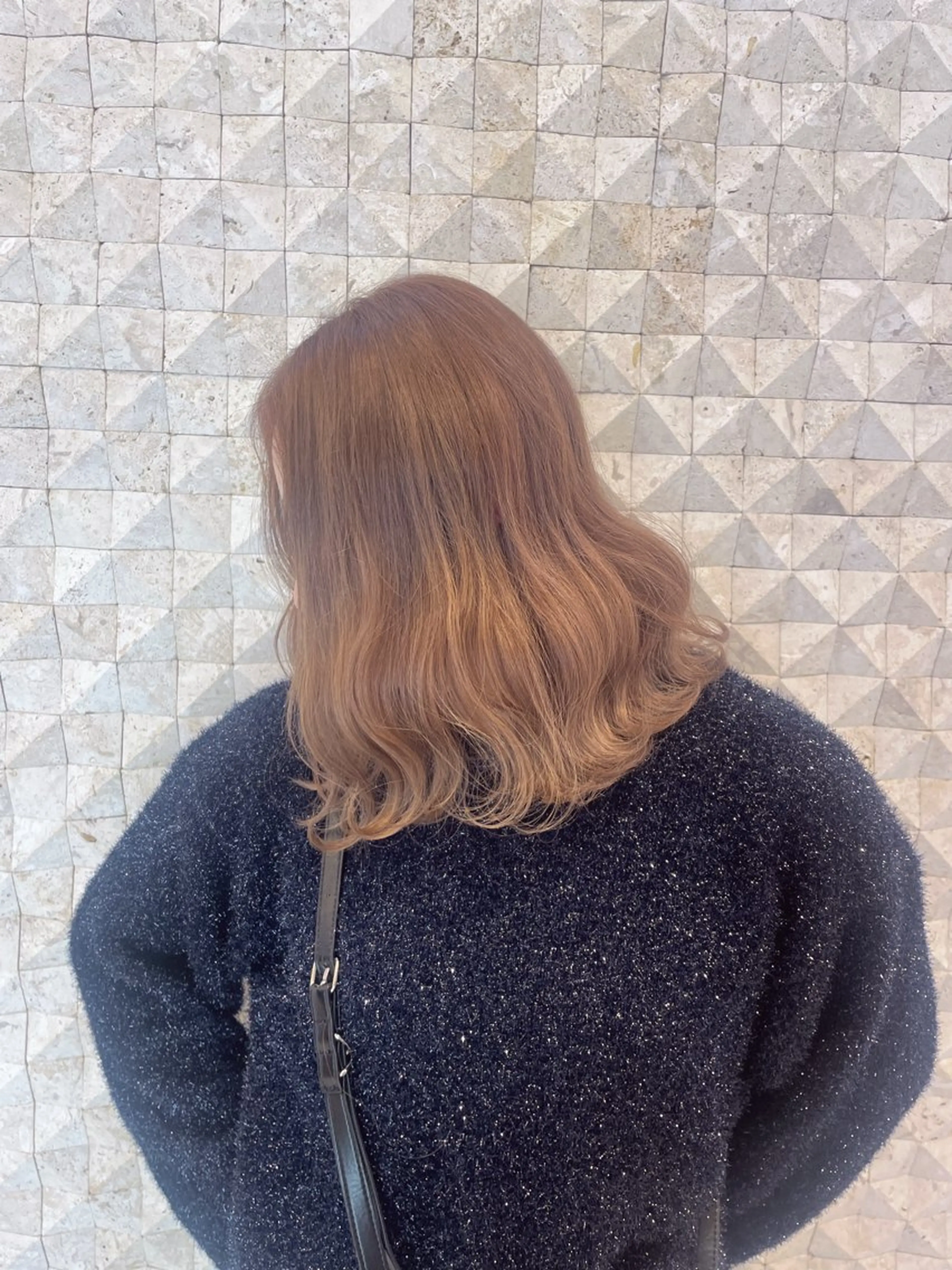 ミディアム カラー ラティアンヌイグレック所属・豊中/髪質改善/ レイヤーカットミヅキのヘアスタイル