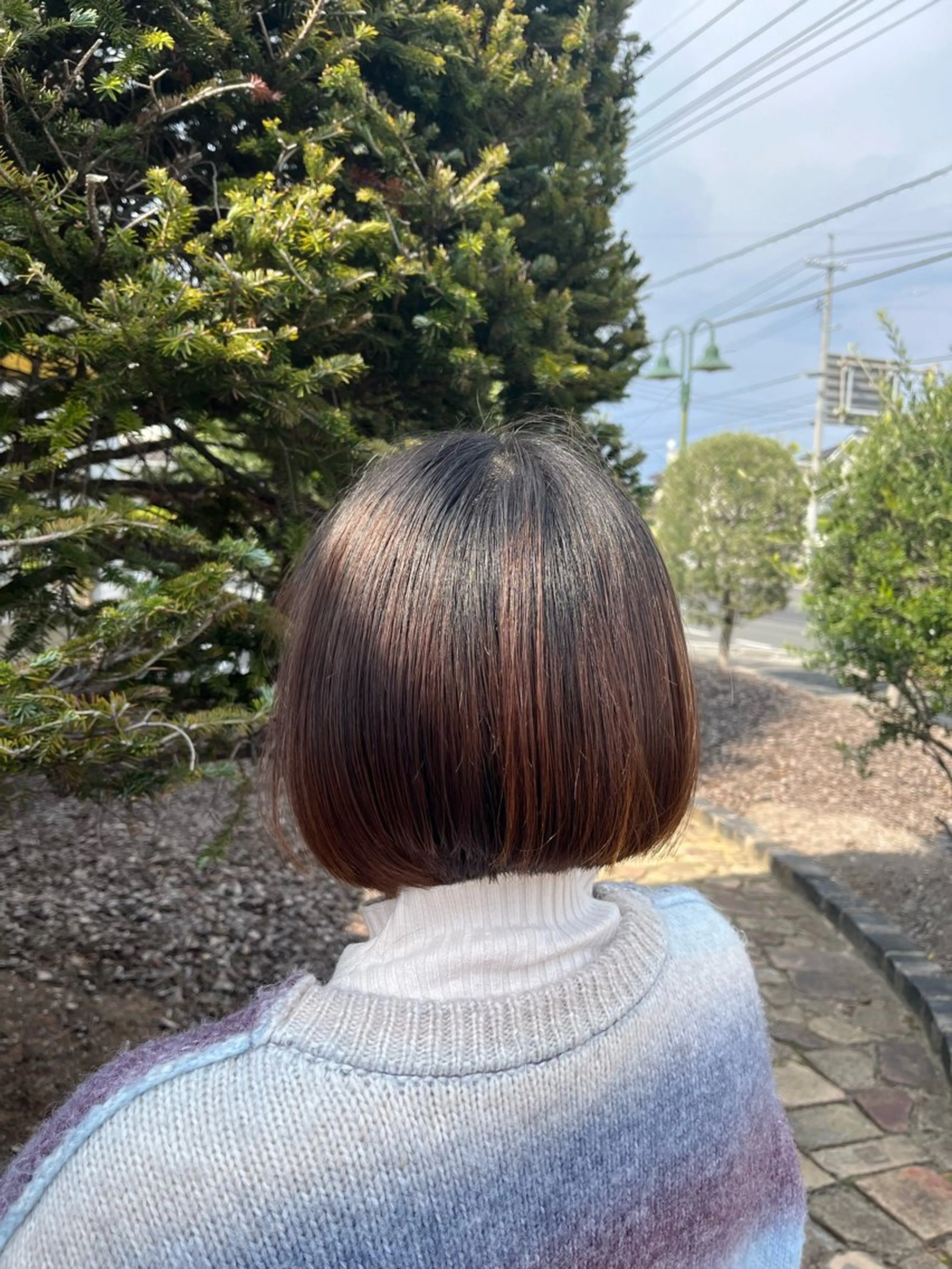 ミディアム ボブ カット 西田 早輝子🍊のヘアスタイル