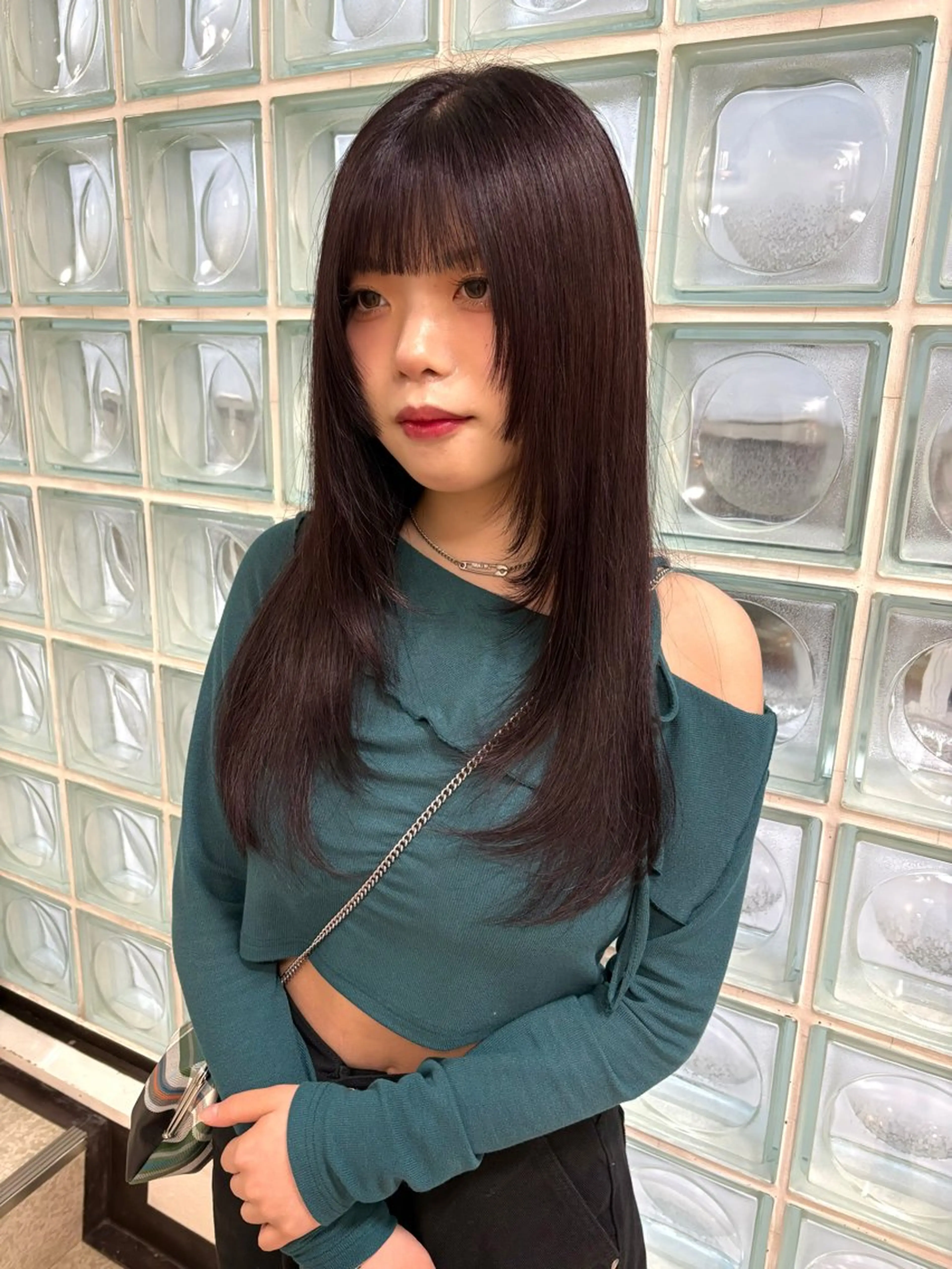 ロング カラー 姫カット レイヤーカット カット Miyu🎀レイヤー ／透明感カラー🪽のヘアスタイル