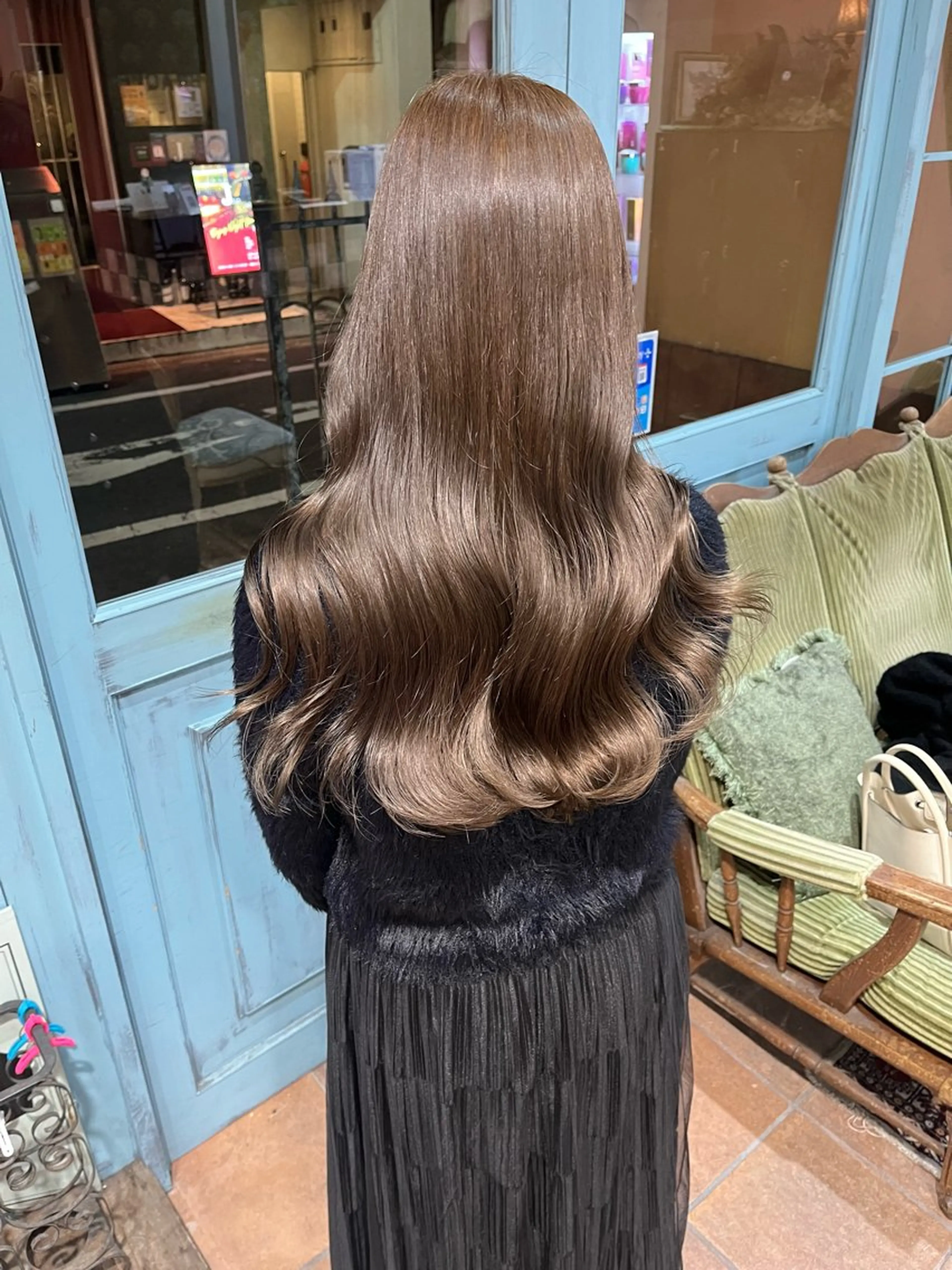 カラー ベージュカラー ブリーチ ダブルカラー ブリーチなしカラー カット ヘアカラー トリートメント rotika by Doll hair所属・RYOKA 心斎橋美容室のヘアスタイル