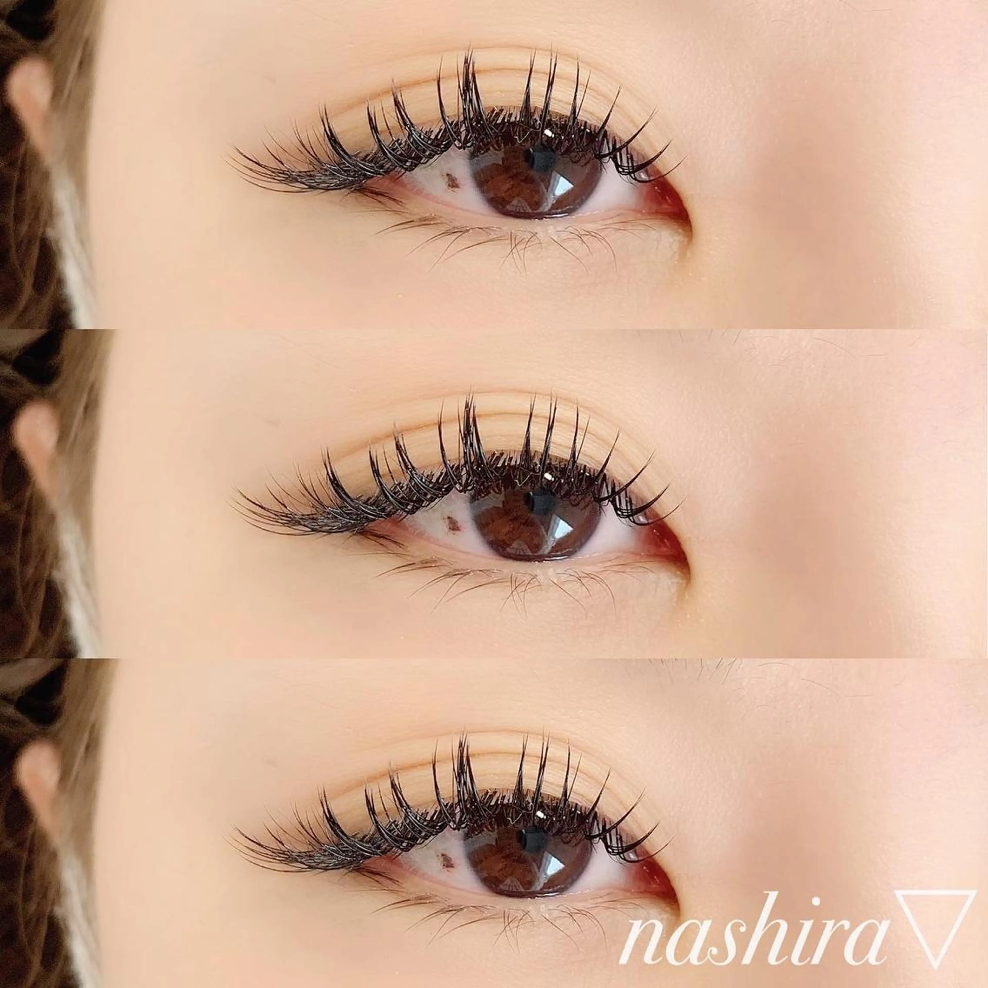 マツエク・マツパ Dカール Jカール マツエク nashira -ナシラ- 恵比寿のマツエク・マツパデザイン