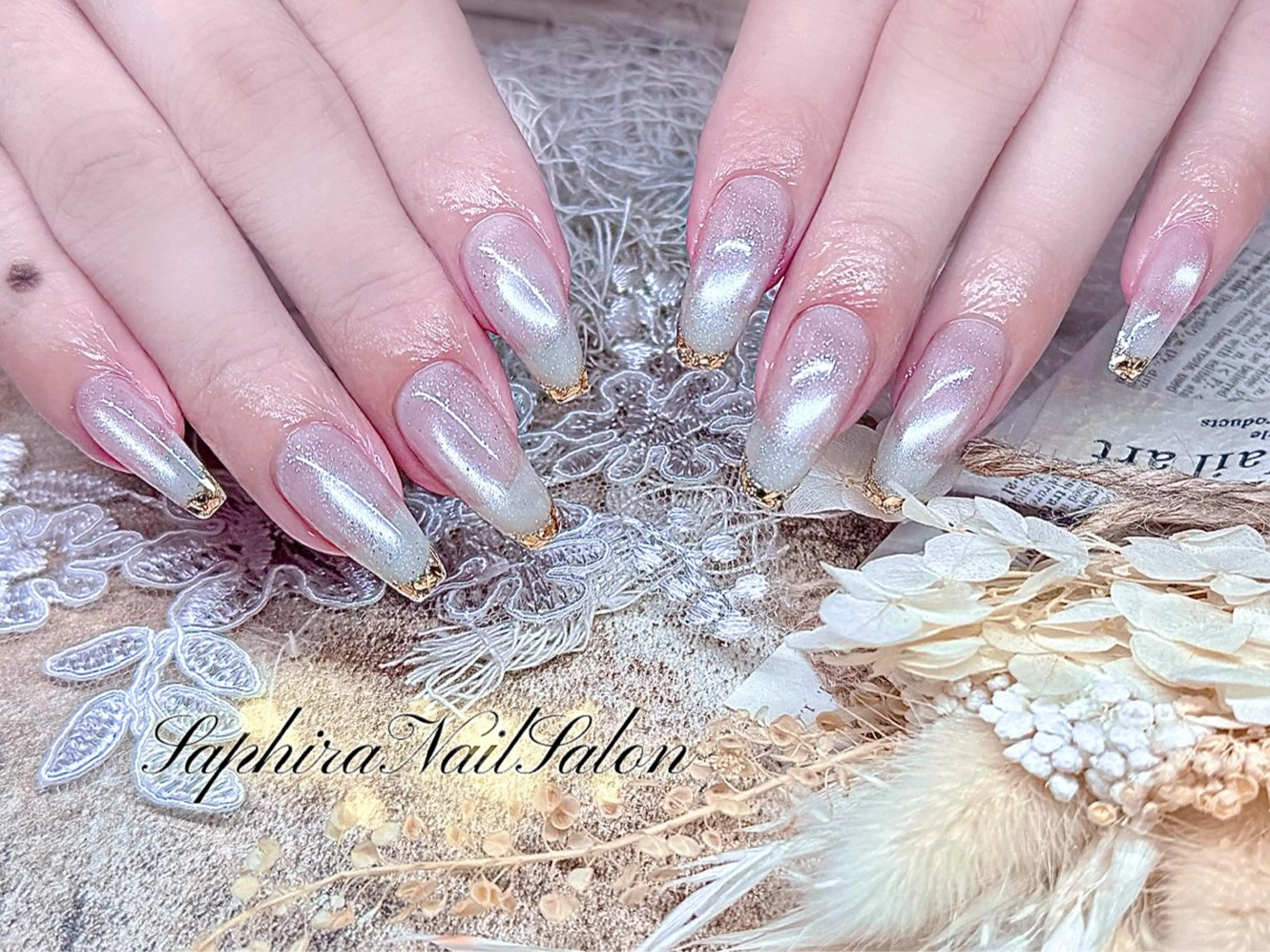 カラー ハンドネイル Saphiraネイル サロン錦糸町のネイルデザイン