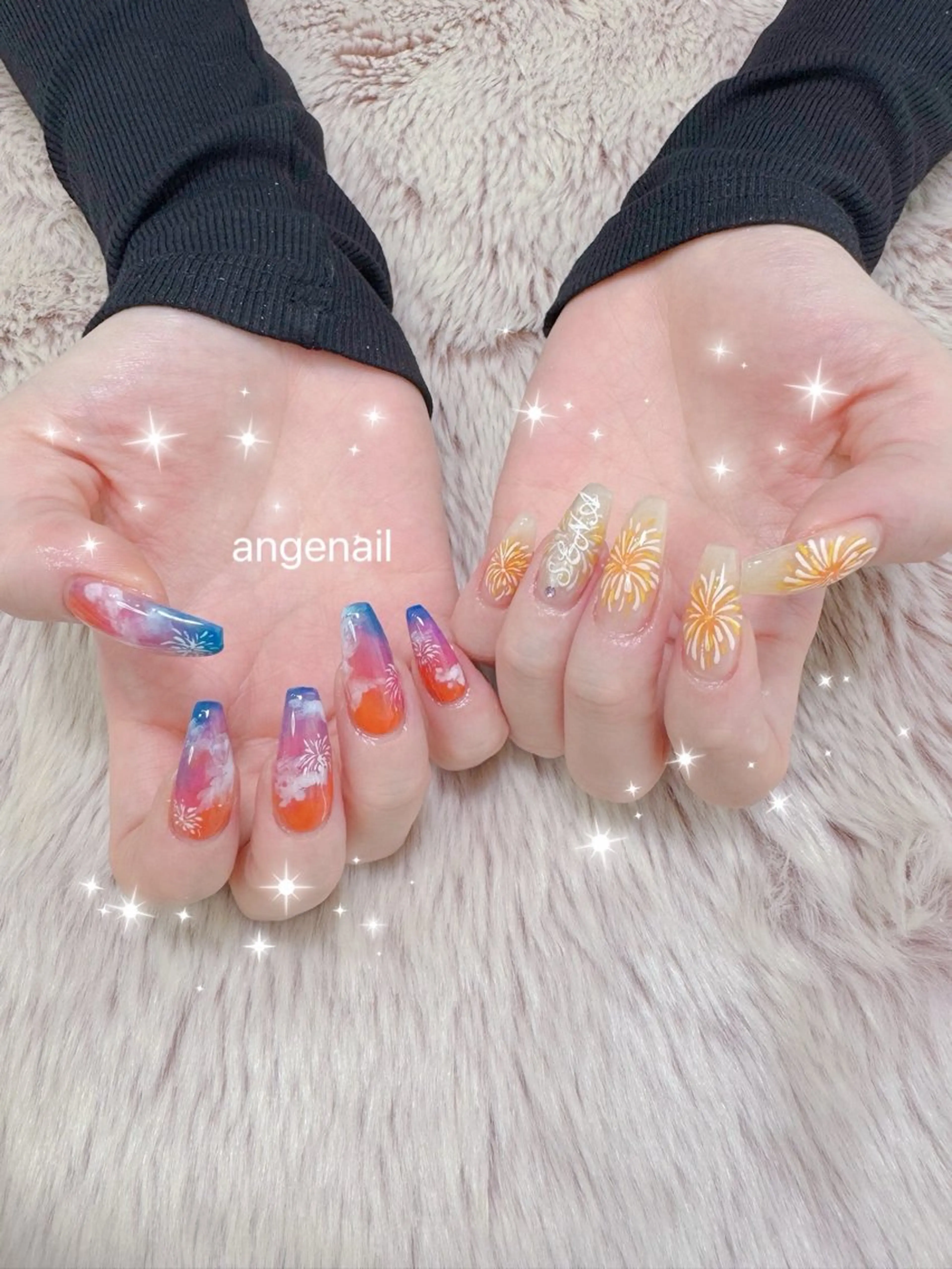 ネイル ハンドネイル オーナーネイリスト MAKIのネイルデザイン