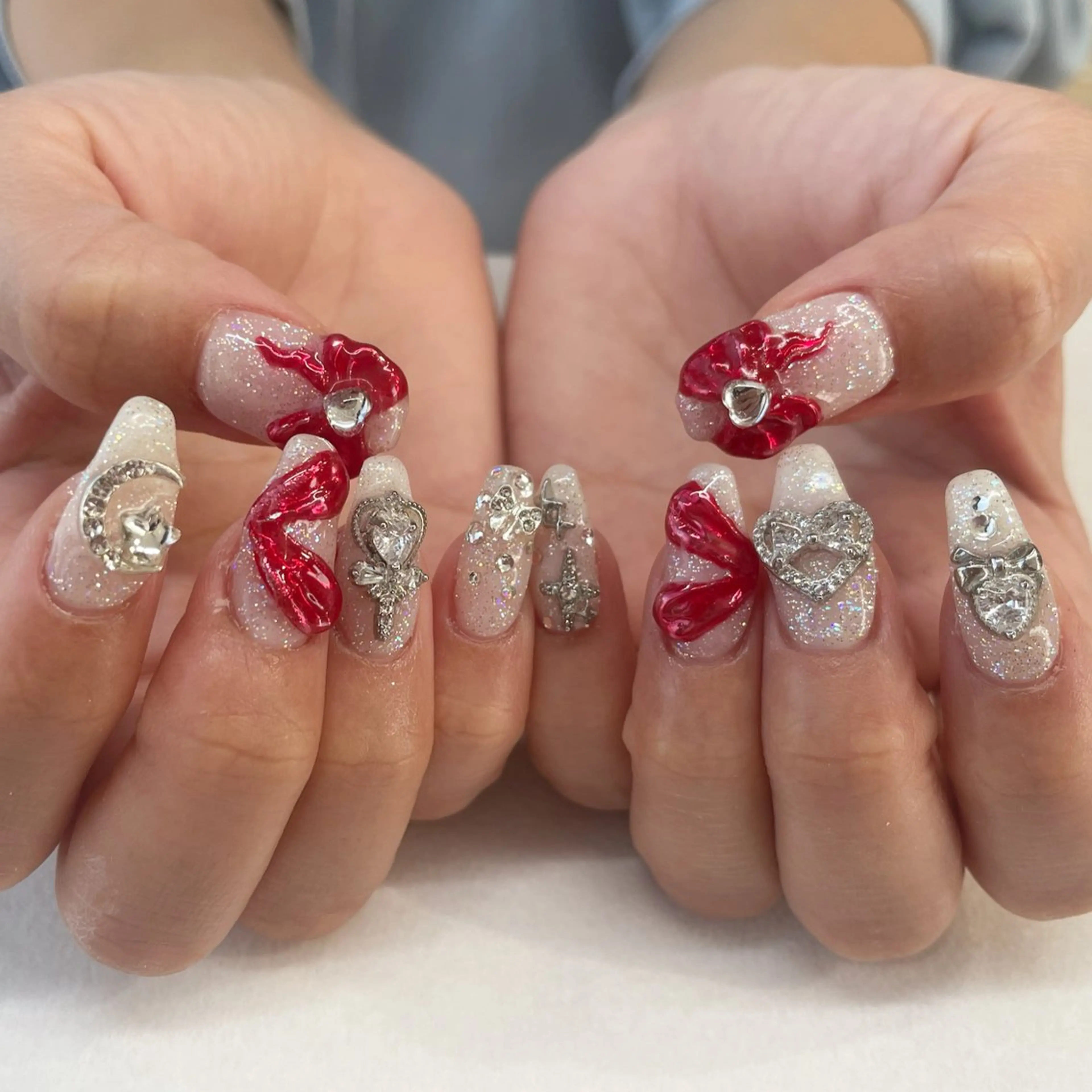 ネイル ハンドネイル 💎🐰 saki. m 🐰💎のネイルデザイン