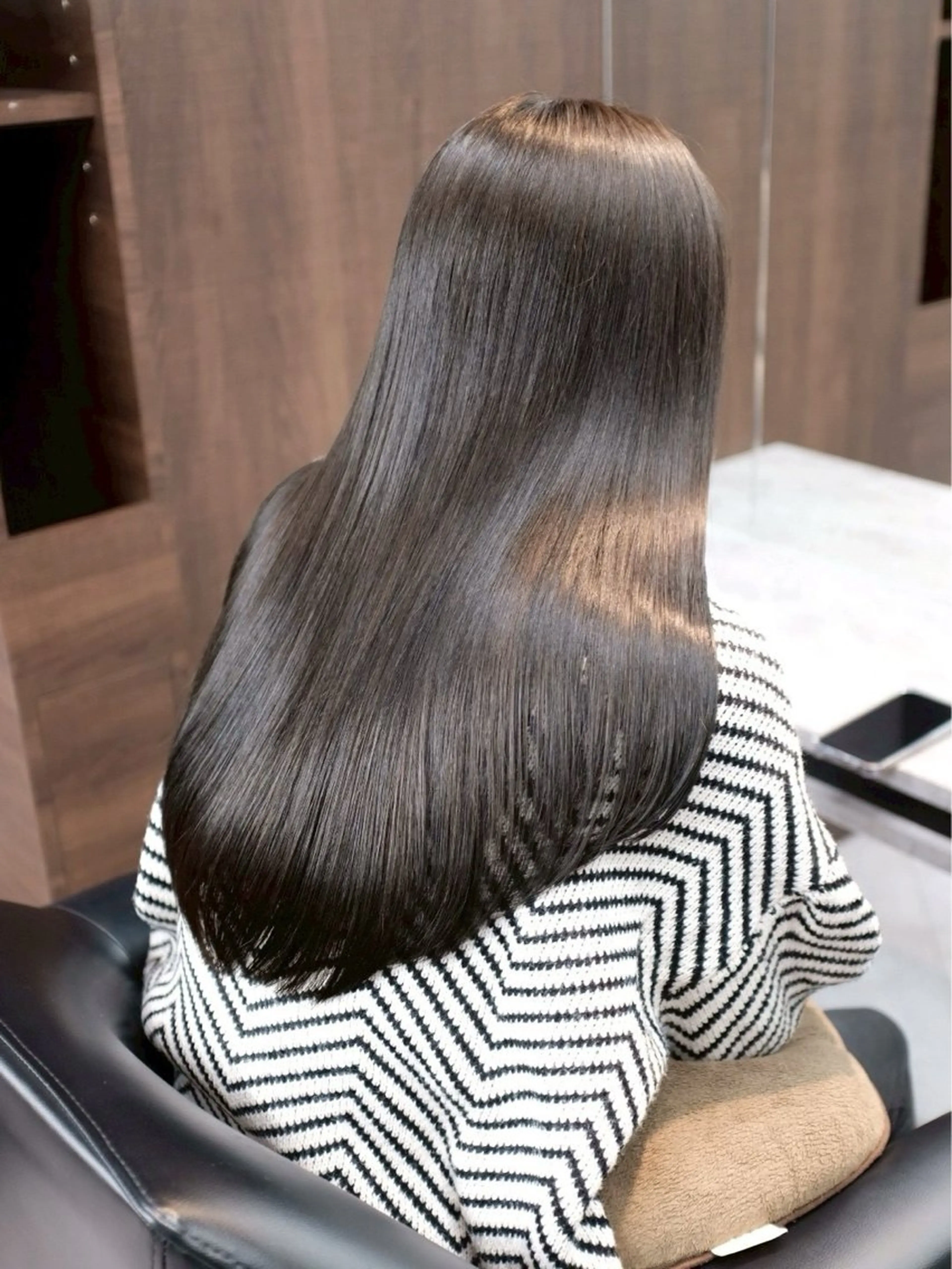 ロング カット 縮毛矯正 早﨑 映天のヘアスタイル