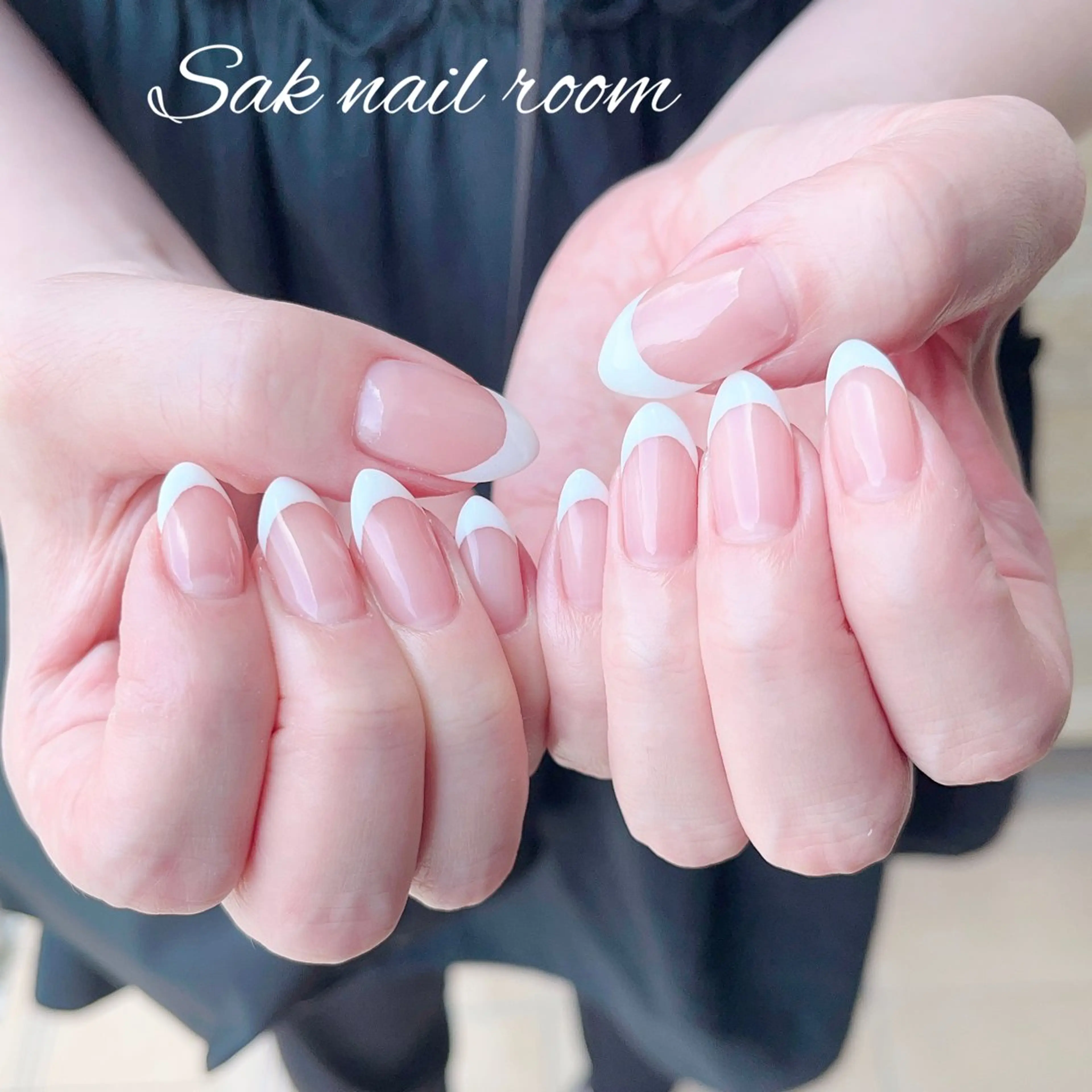 ネイル フレンチネイル シンプルネイル Sak nailroomのネイルデザイン