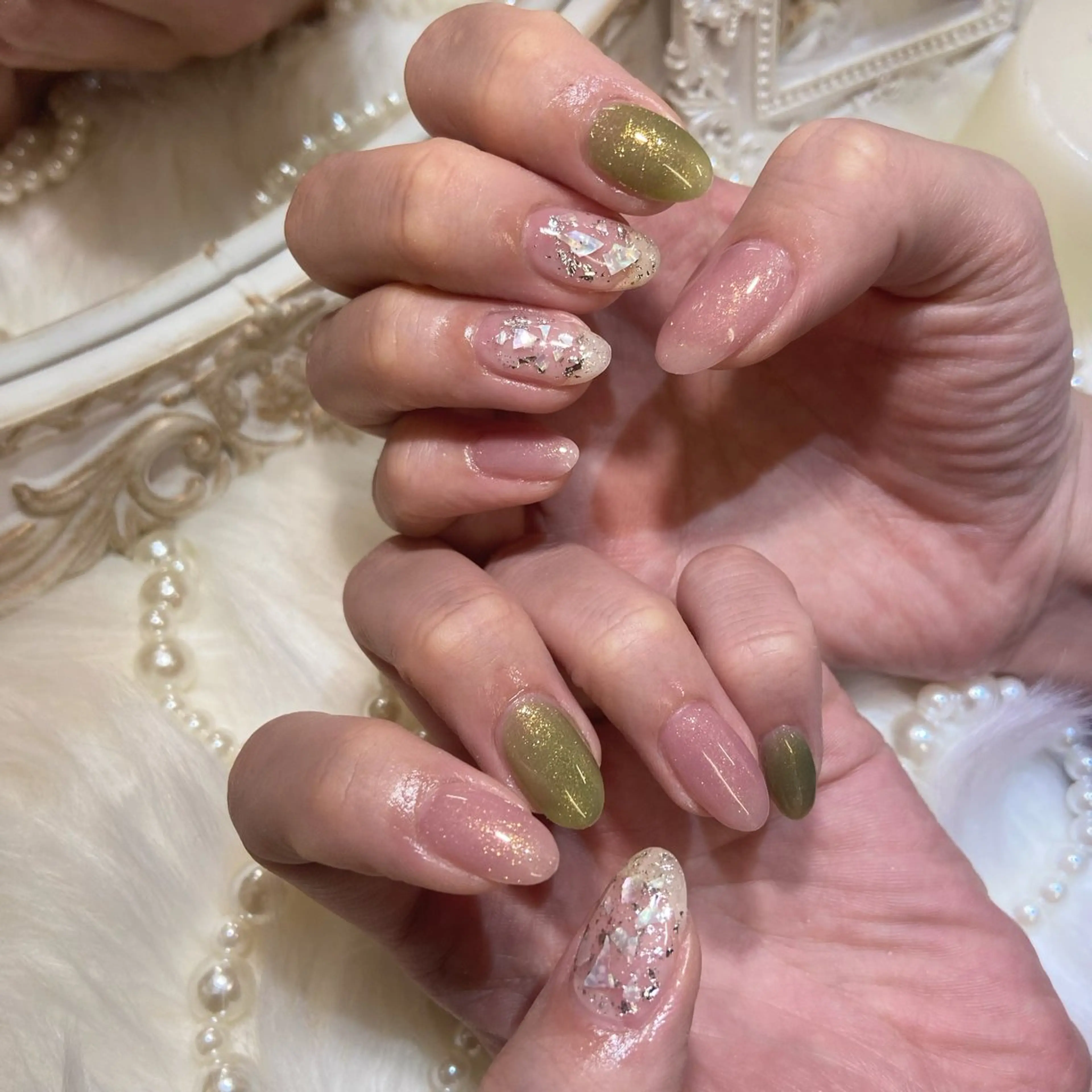 カラー ハンドネイル す みのネイルデザイン