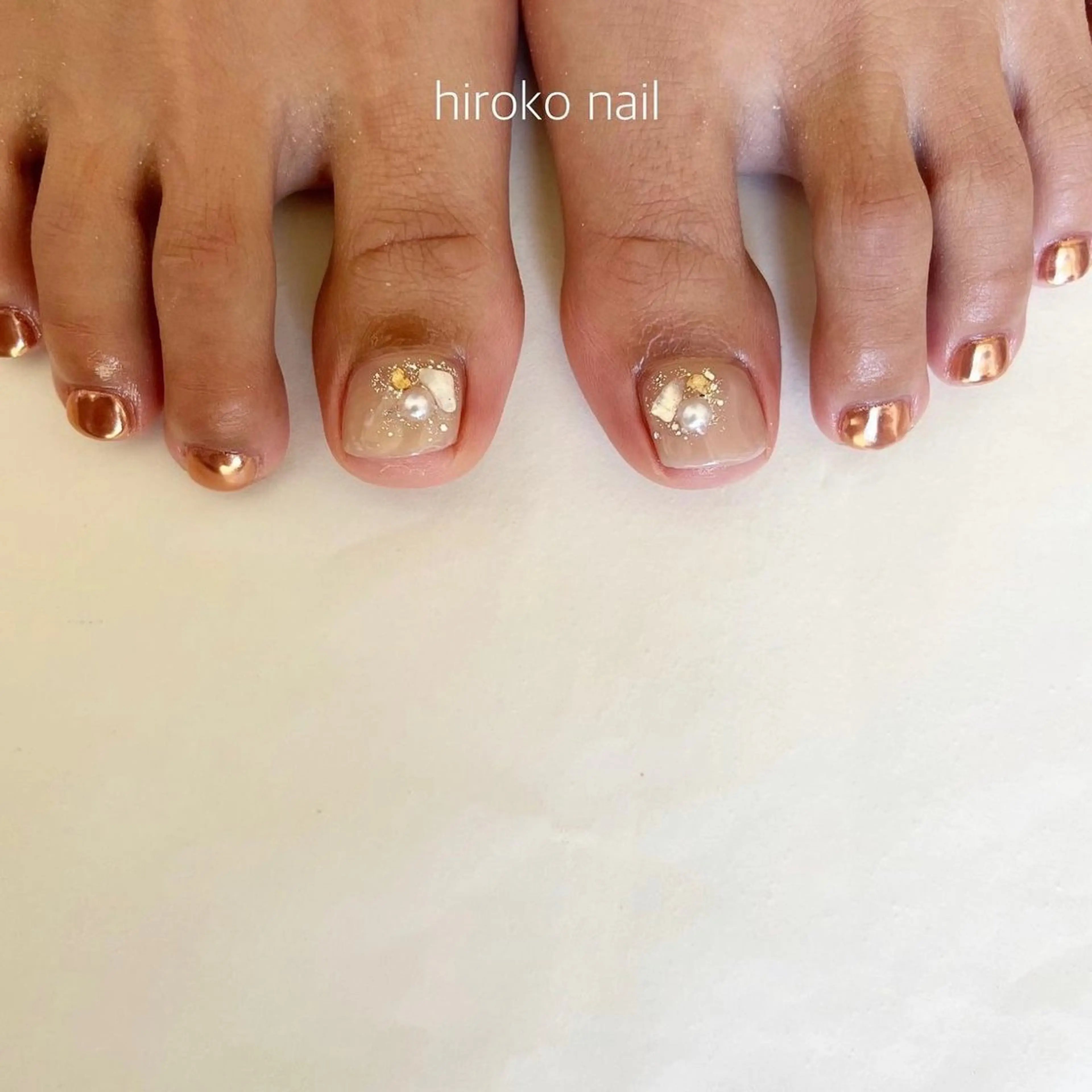 ネイル フットネイル hiroko nailのネイルデザイン