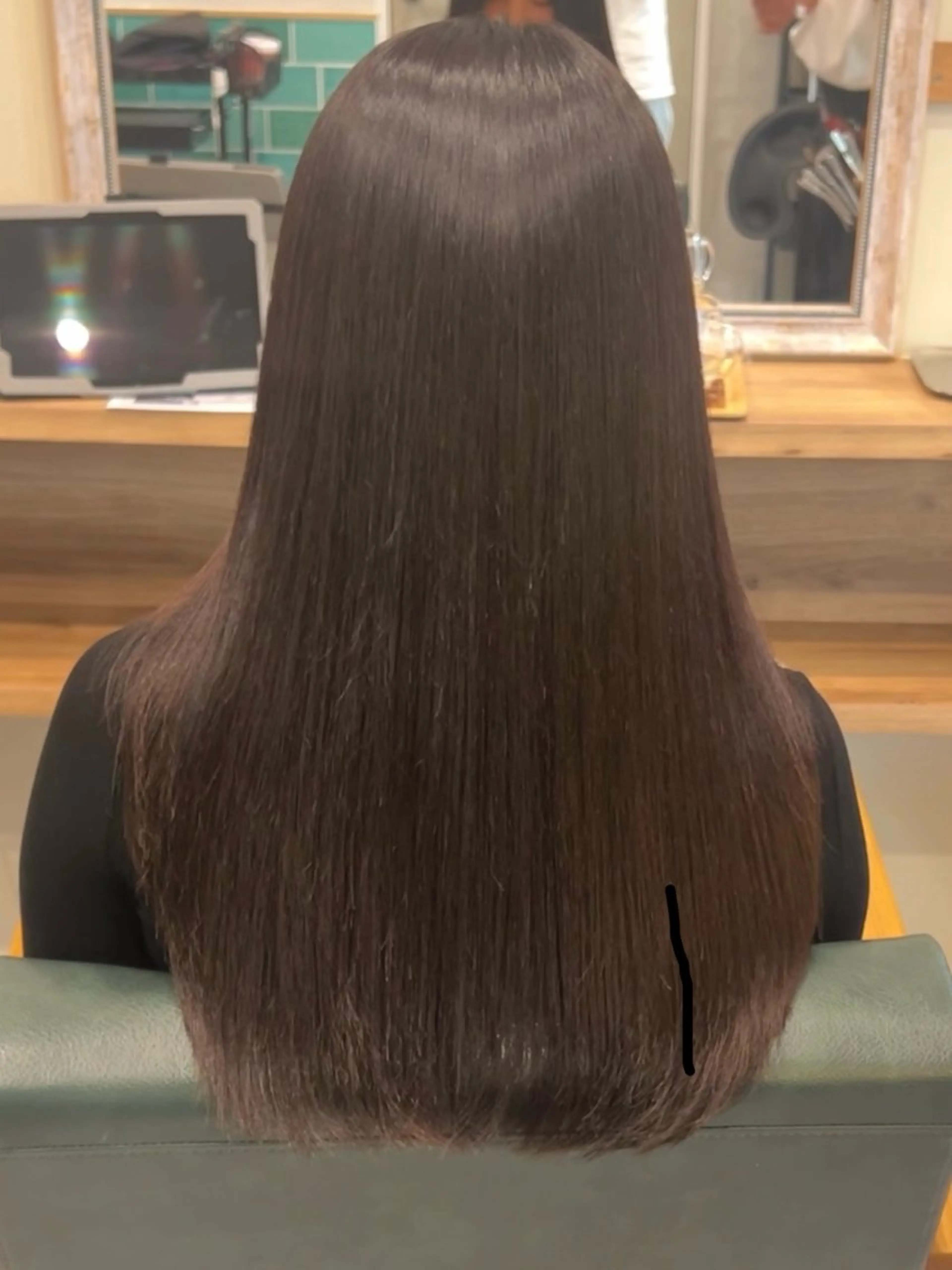 ロング ブリーチ/ストレート ダブルカラーtetoのヘアスタイル