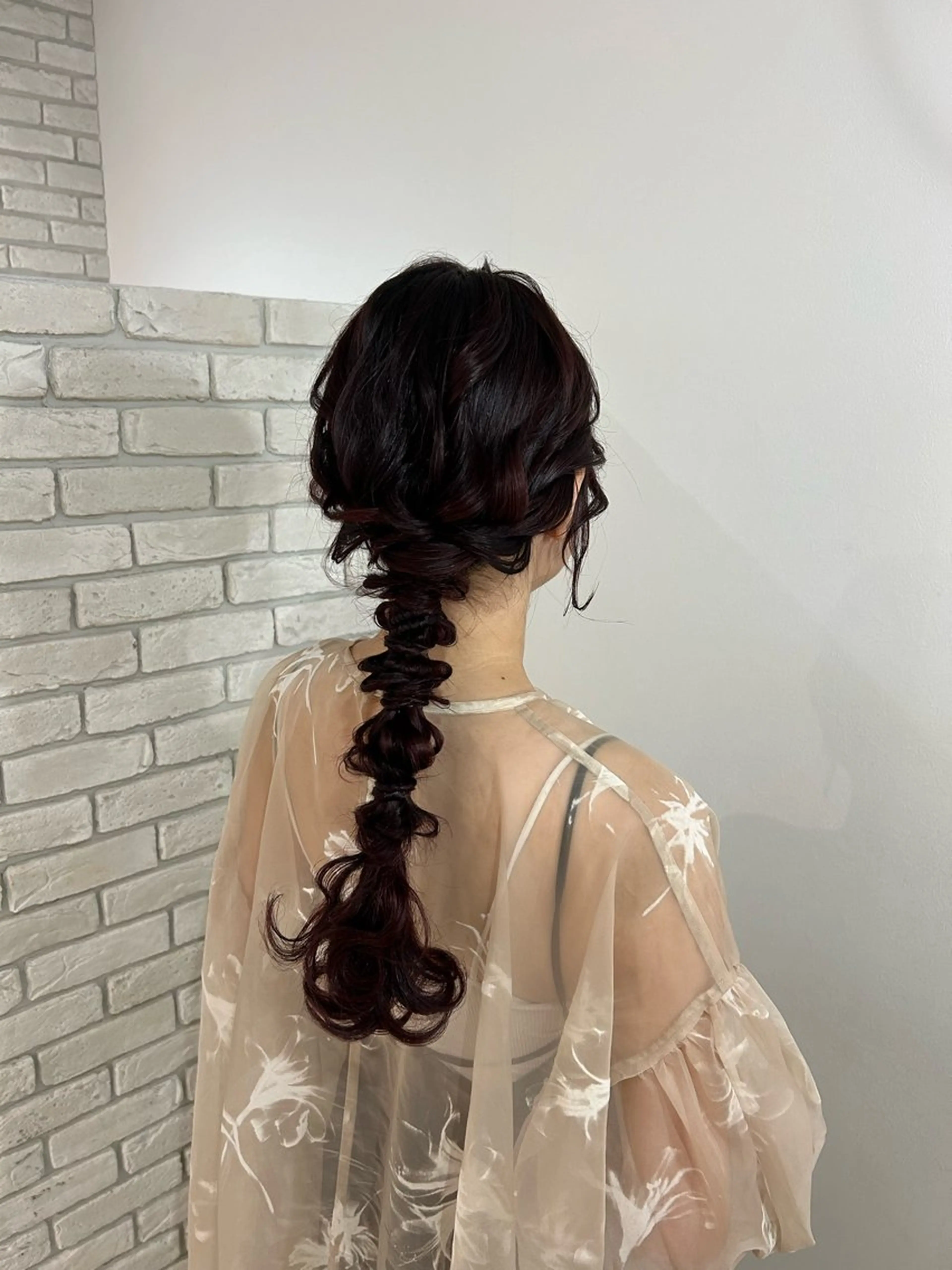 ロング りさ/ヘアセット 無料モデル募集🎀のマツエク・マツパデザイン