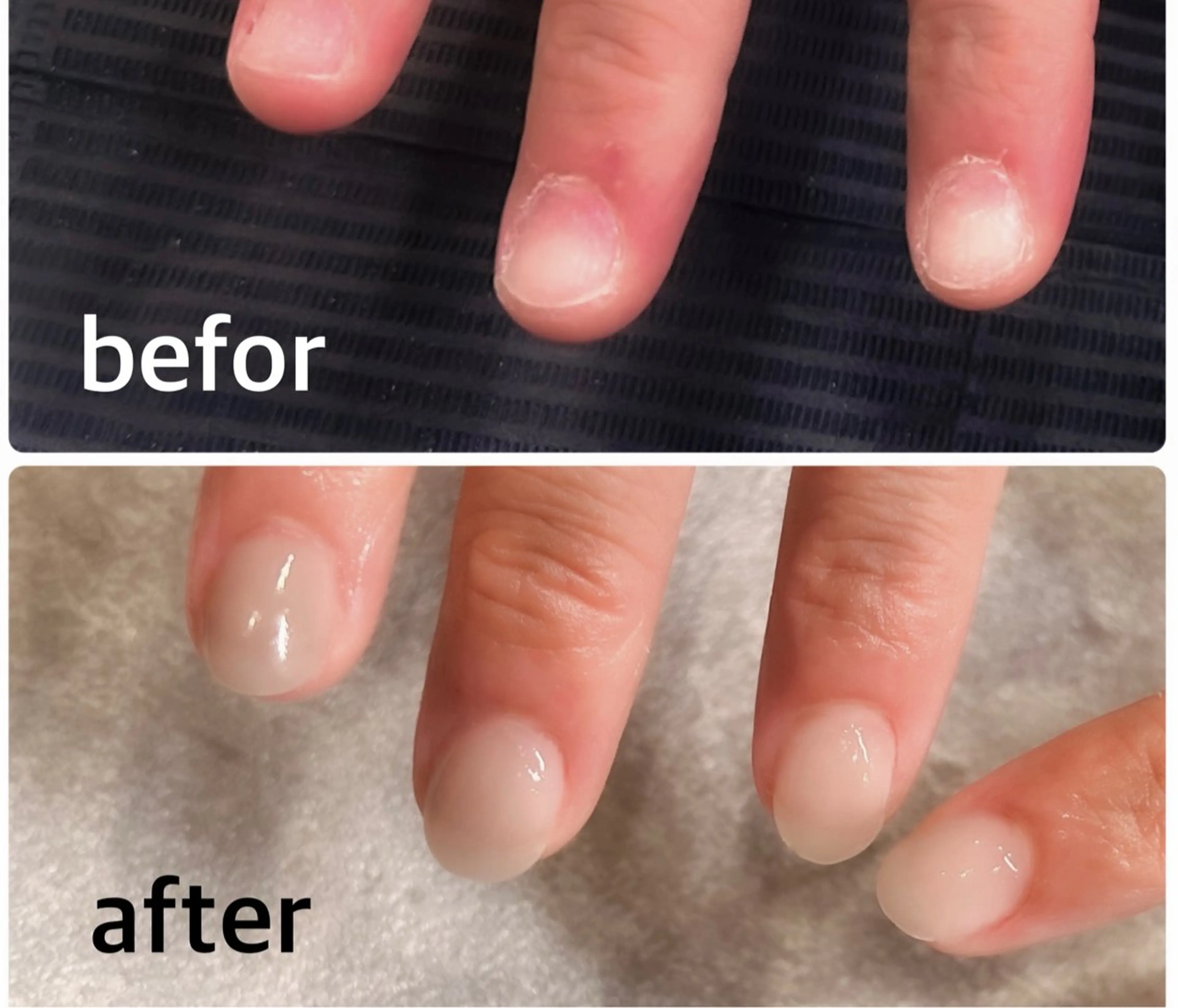 ネイル LEFTNAILS フィルインニュアンスのネイルデザイン