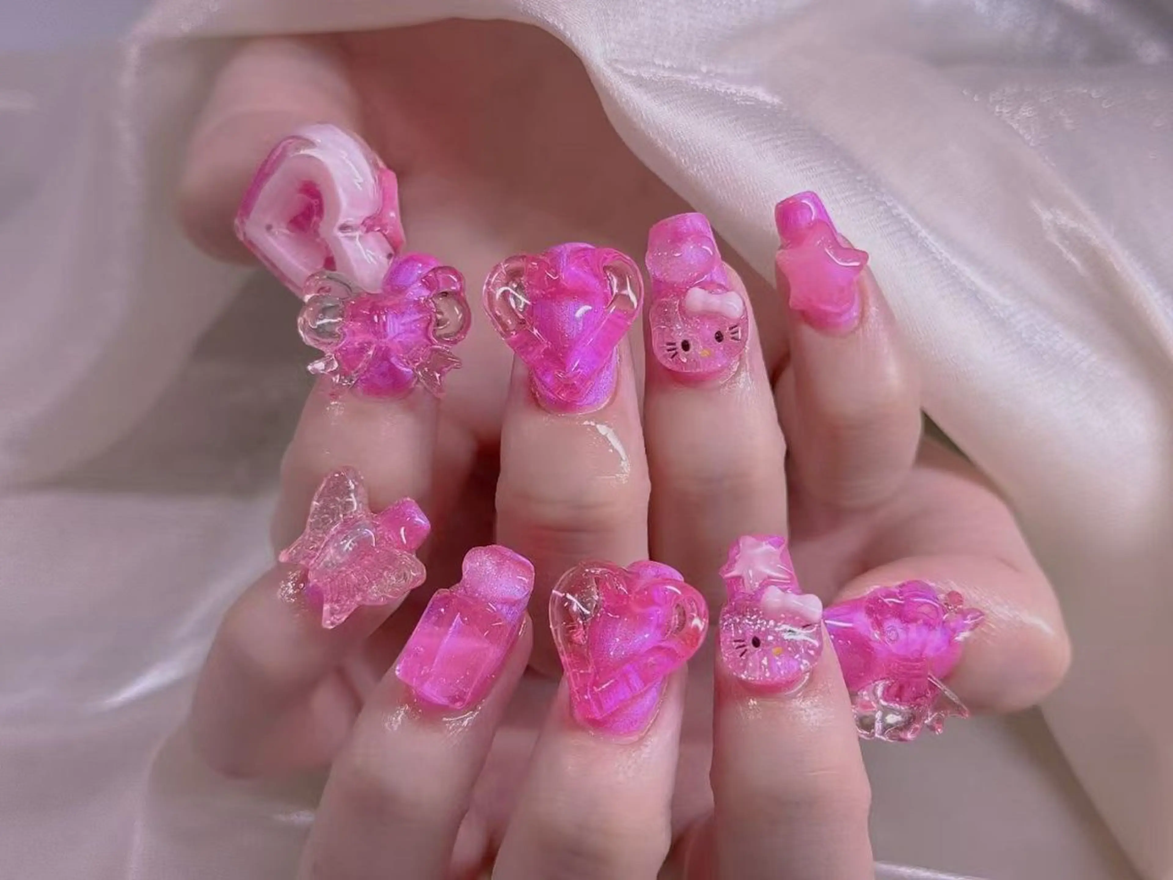 ネイル ハンドネイル 長さだし専門店 M2　rikaのネイルデザイン