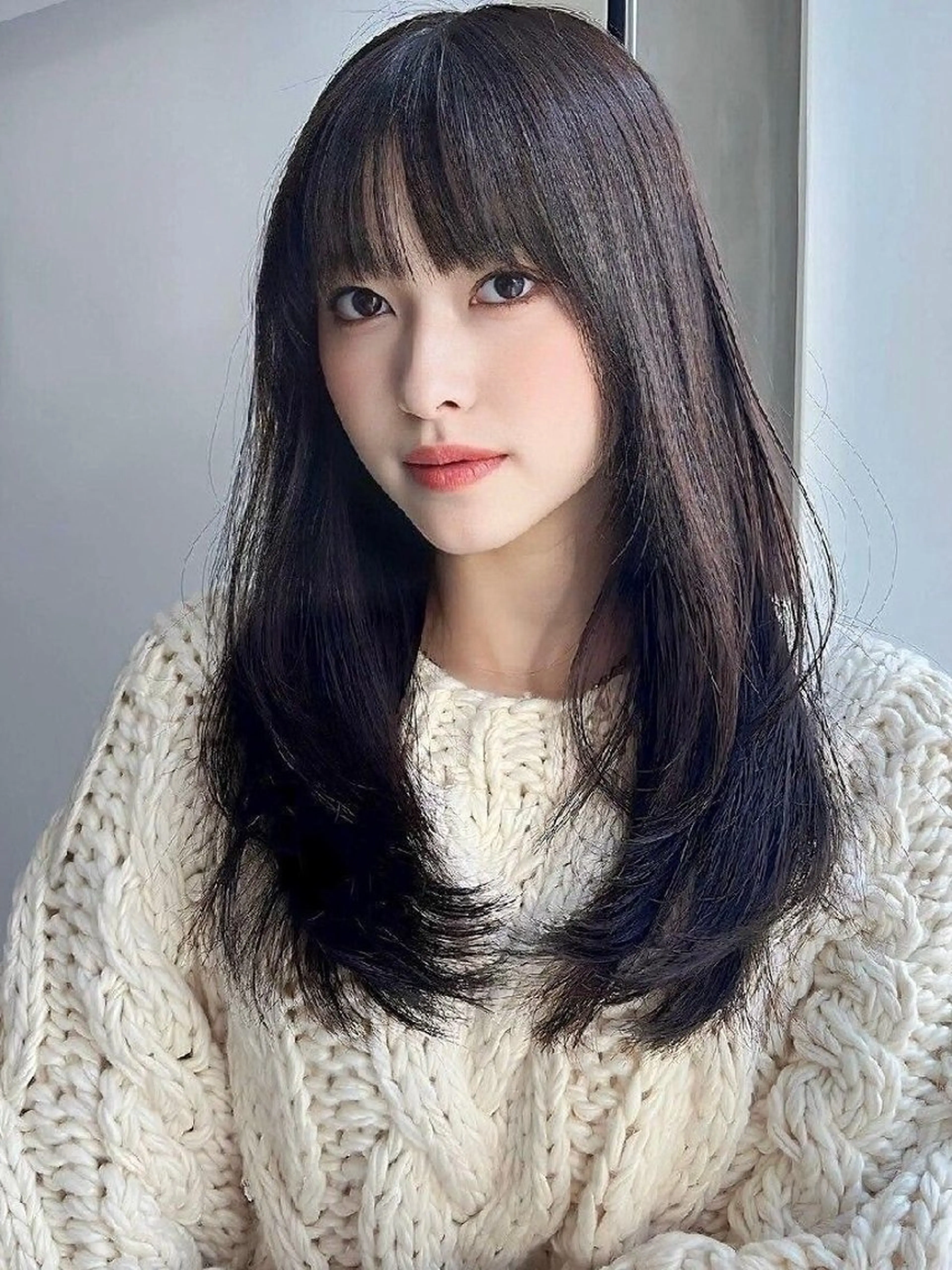 レイヤーカット＋カラー＋ケラチントリートメント(SB込)の写真