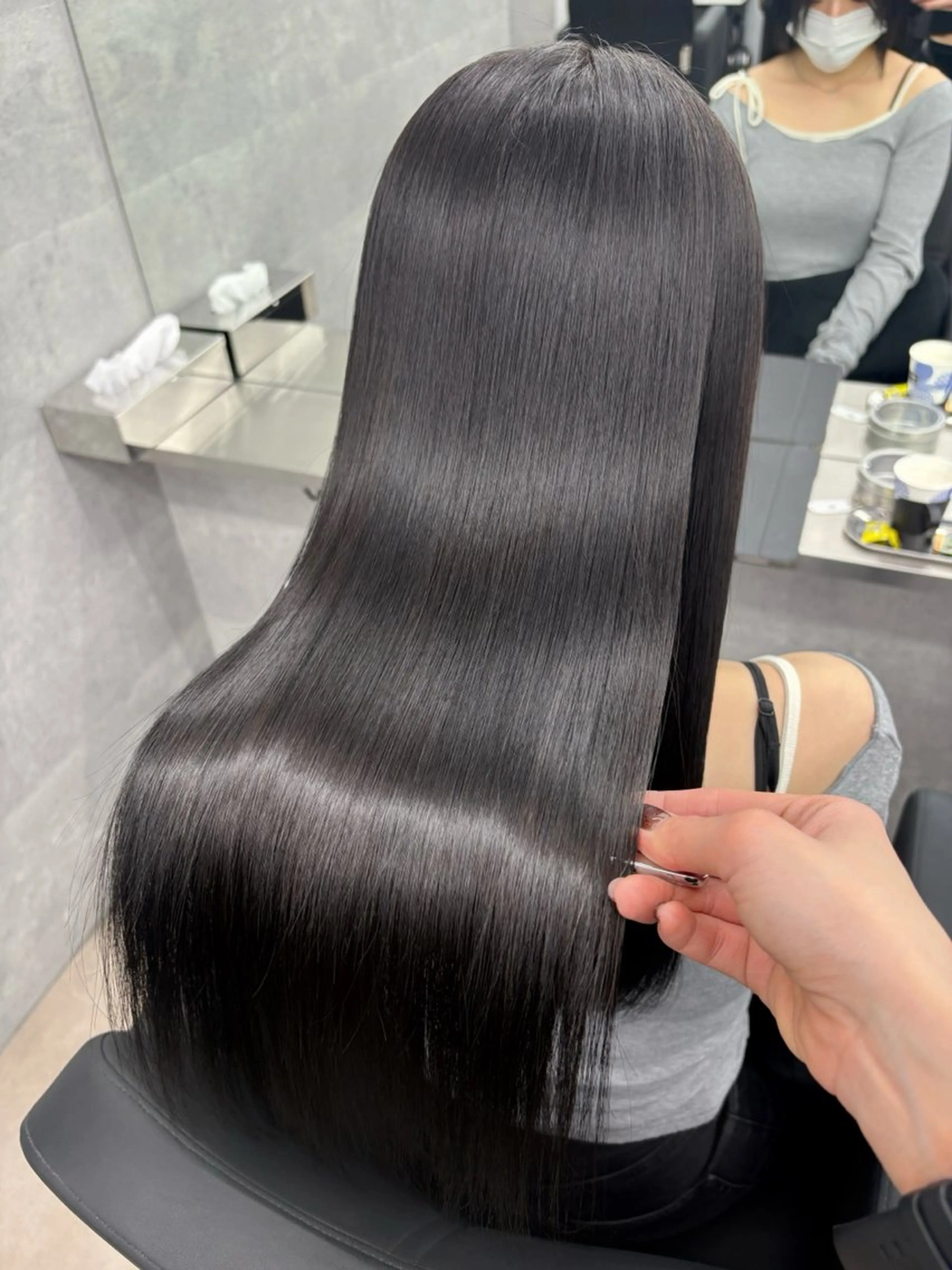 ロング カラー 髪質改善/ﾚｲﾔｰ ｶｯﾄ/店長/原島のヘアスタイル