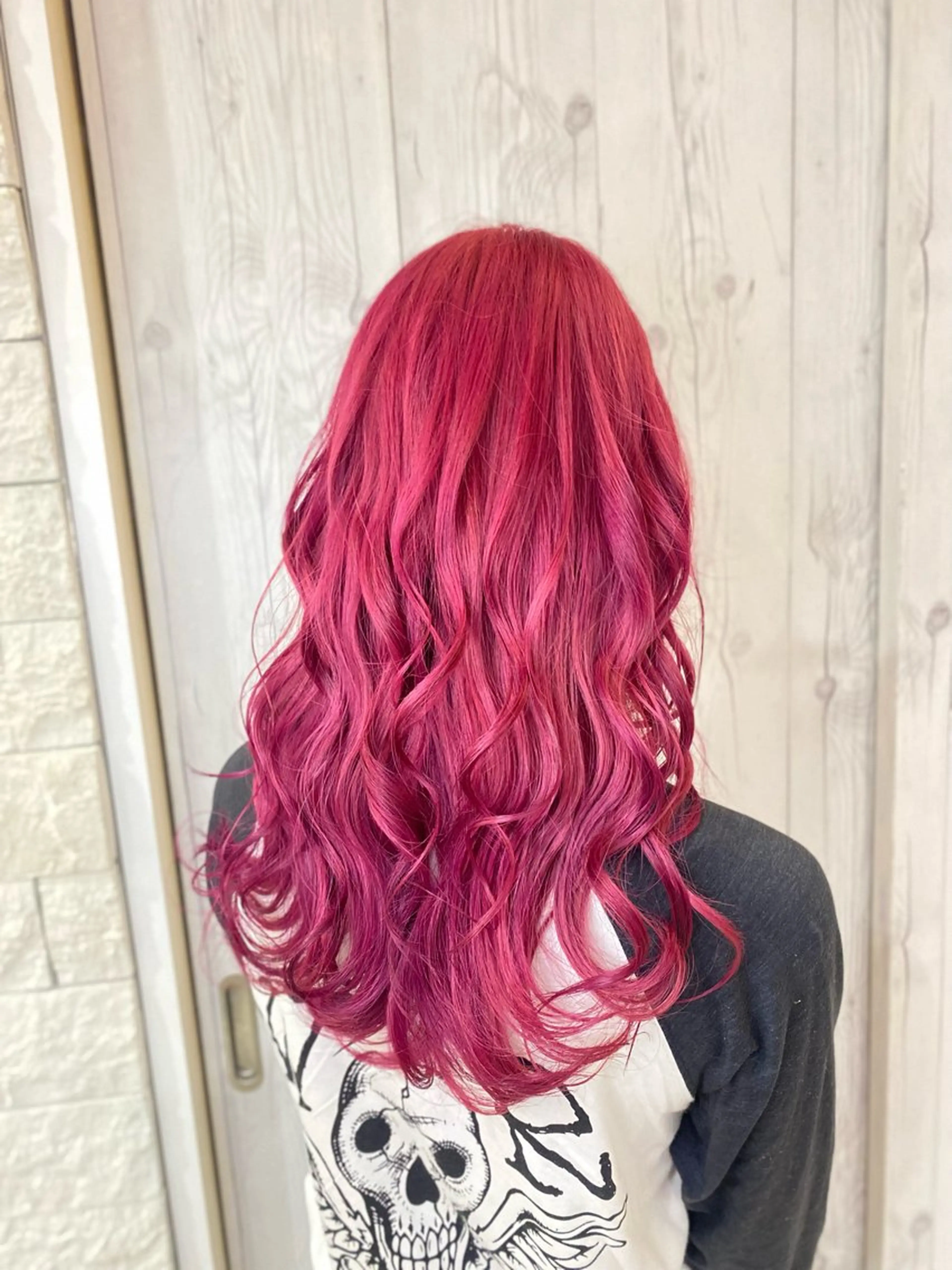 ロング ゆぴ☾‪/推しカラー /ハイトーンのヘアスタイル