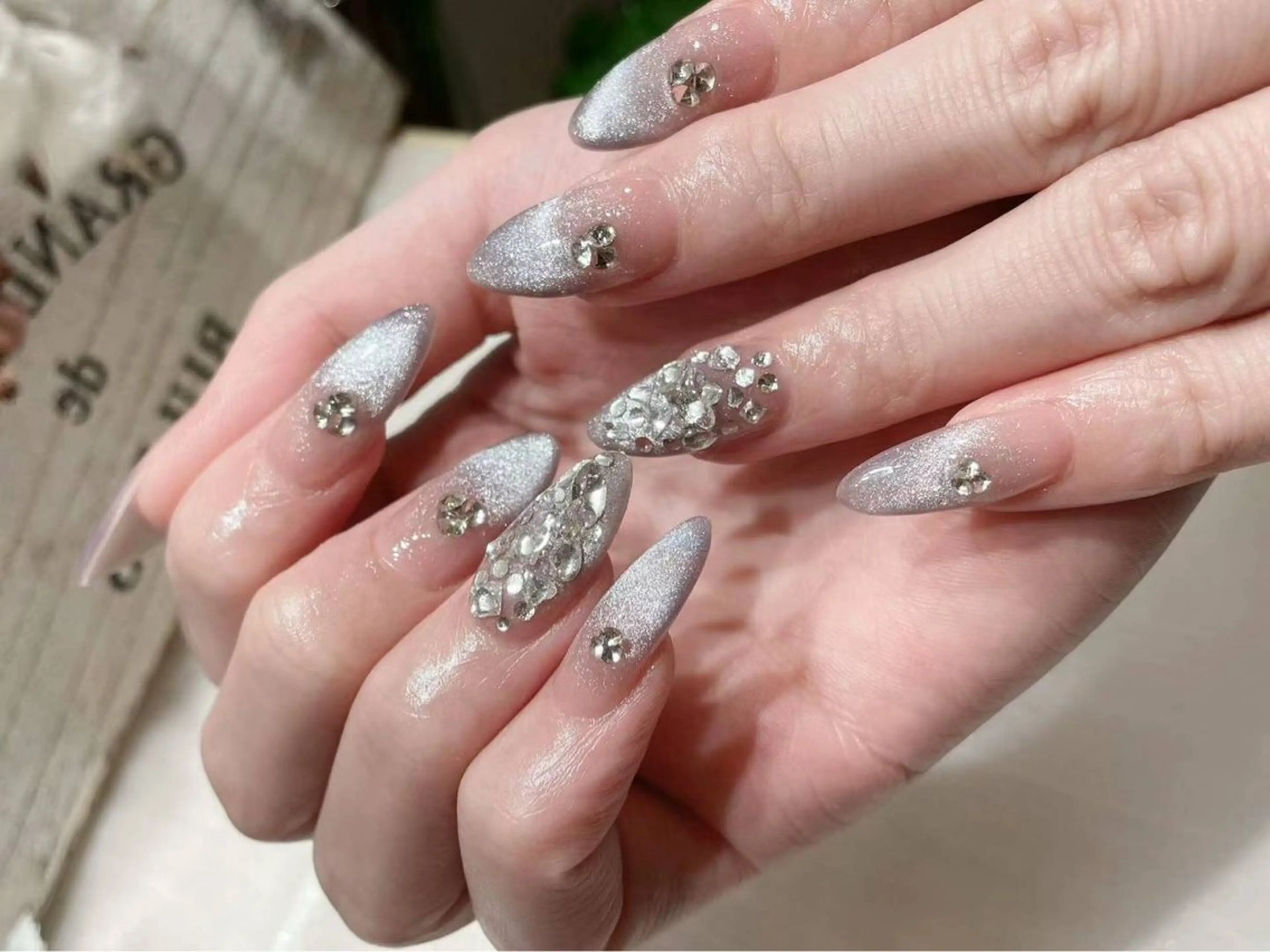 ネイル アートネイル フラワーネイル フットネイル ジェルネイル マグネットネイル Babarla nailのネイルデザイン