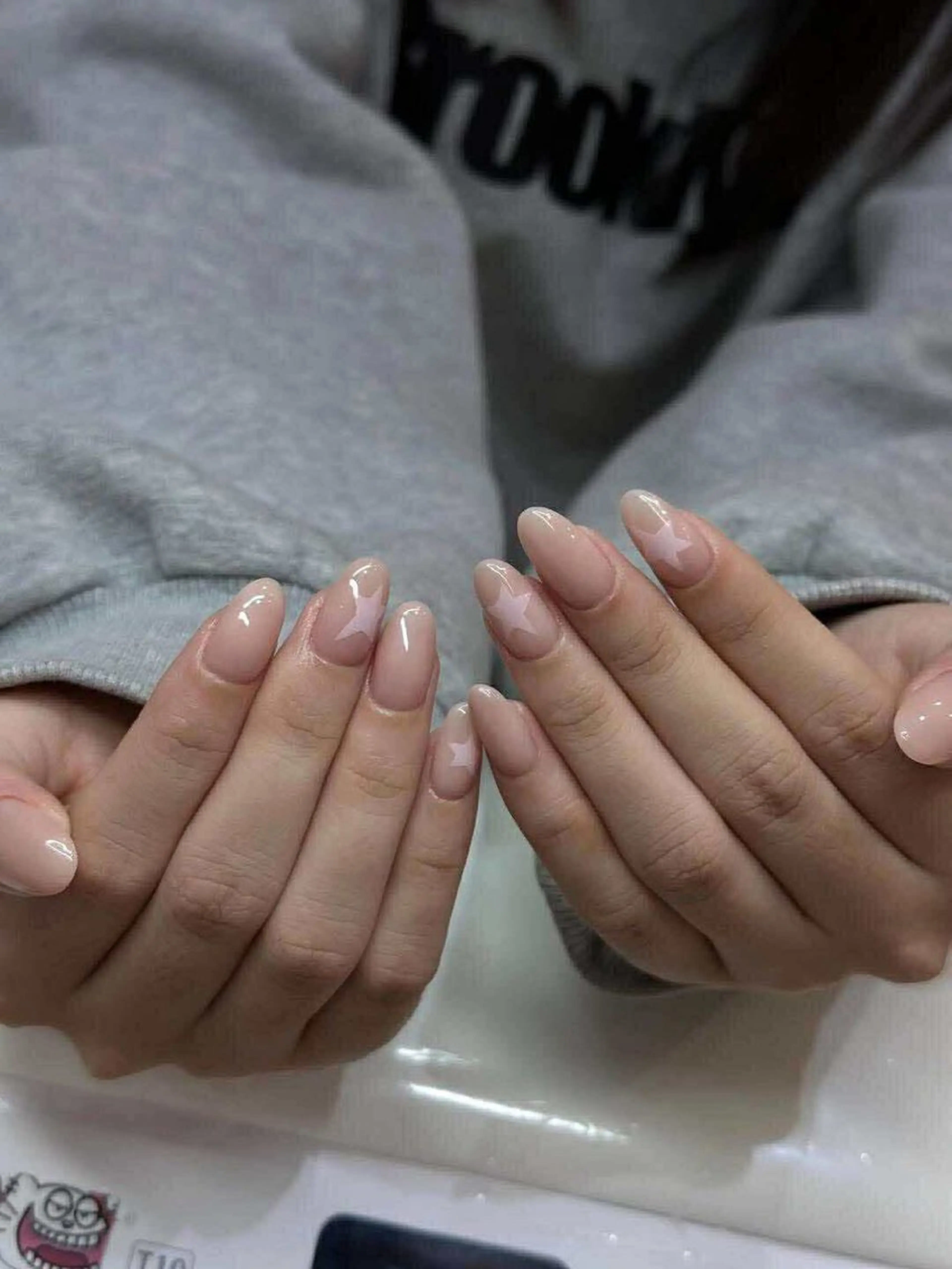 ネイル 韓国ネイル 持ち込み ニュアンスネイル ネイルチップ 冬ネイル RINN ANA.CHUOのネイルデザイン