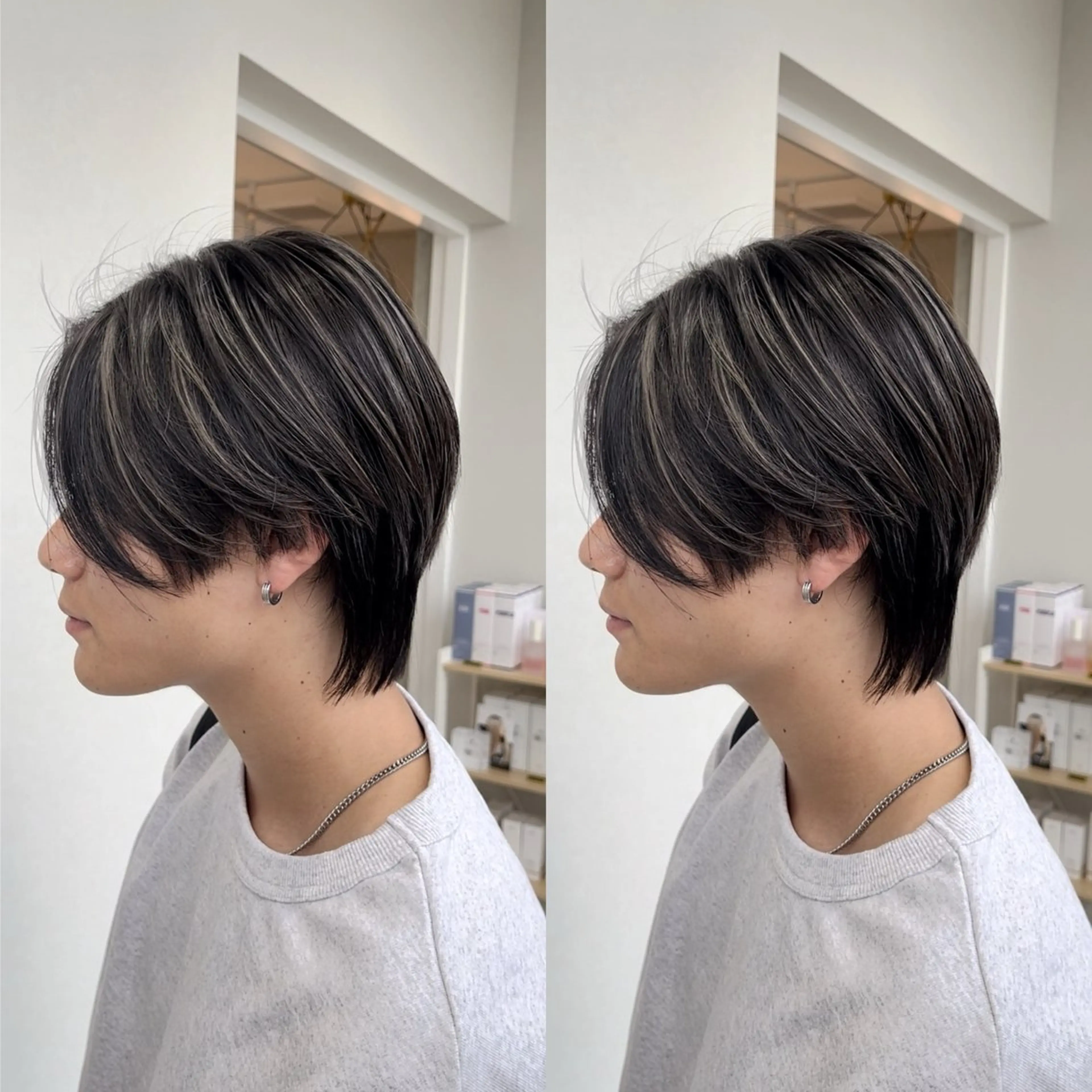 ショート メンズ メンズパーマ/艶 モテカラー/福井悟朗のヘアスタイル