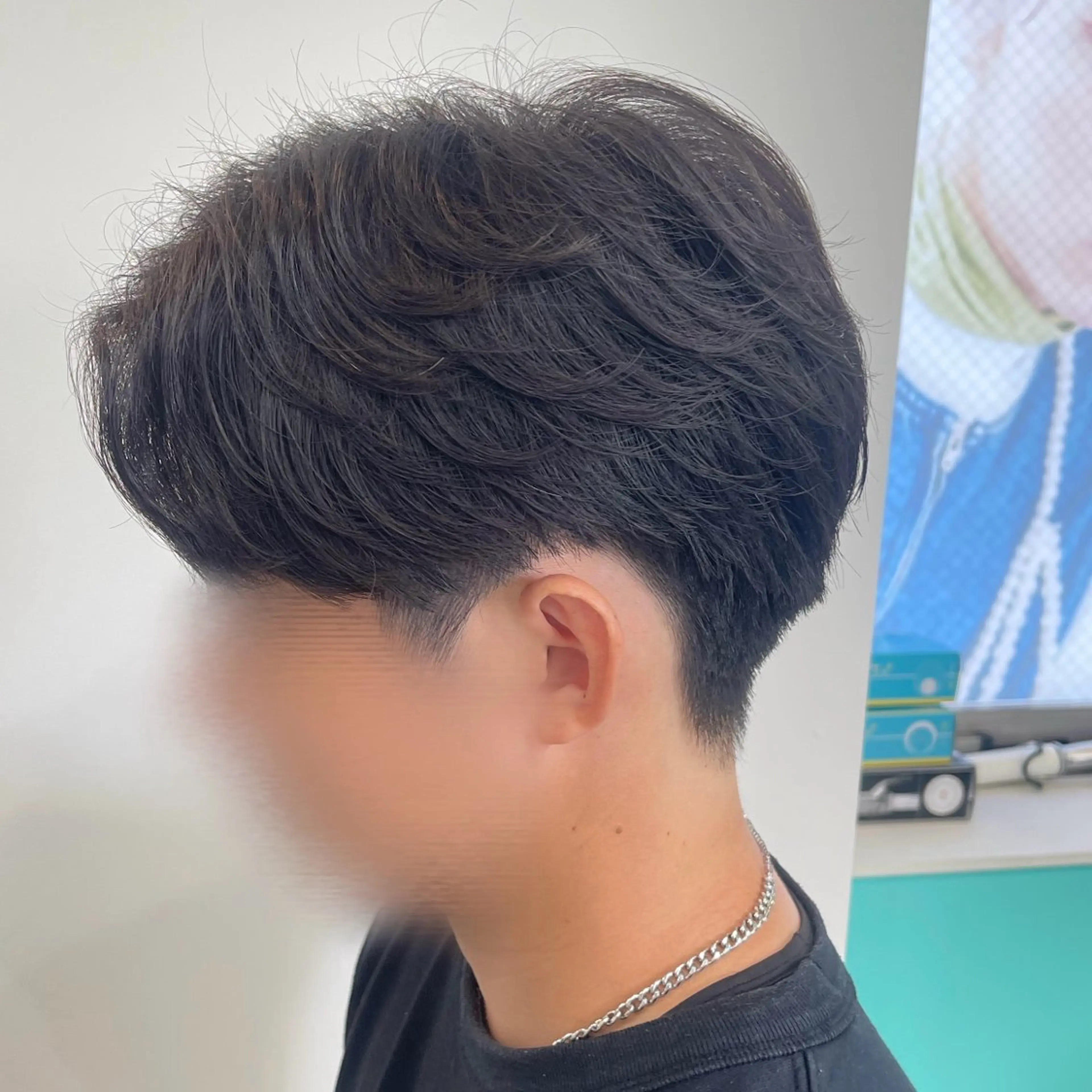 パーマ メンズ カット パーマ mana/メンズ/ ヘアセット/ブリーチのヘアスタイル