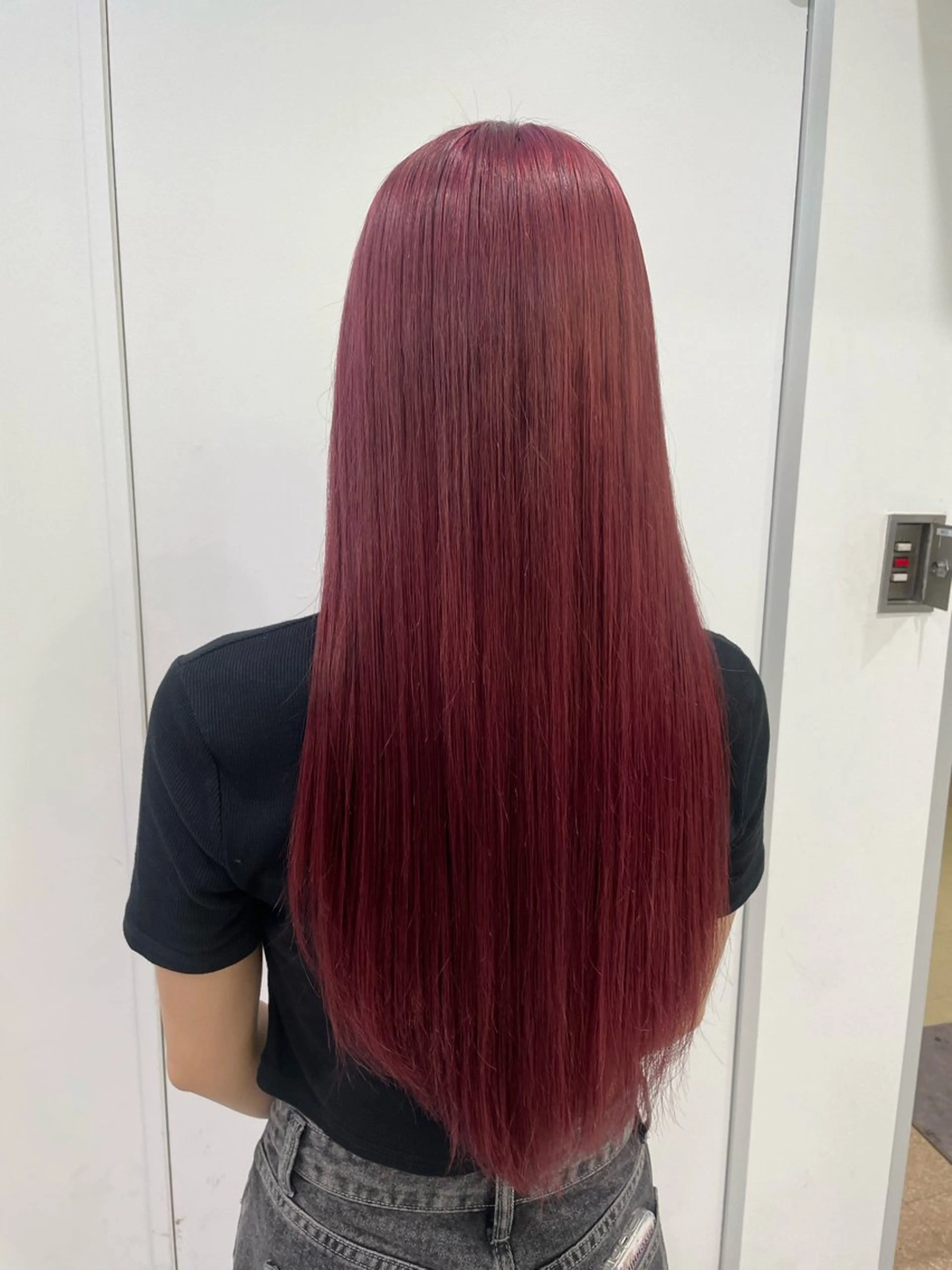 セミロング カラー ヘアカラー 大人っぽ♡上品な暖色 ♡ブリーチなし♡のヘアスタイル