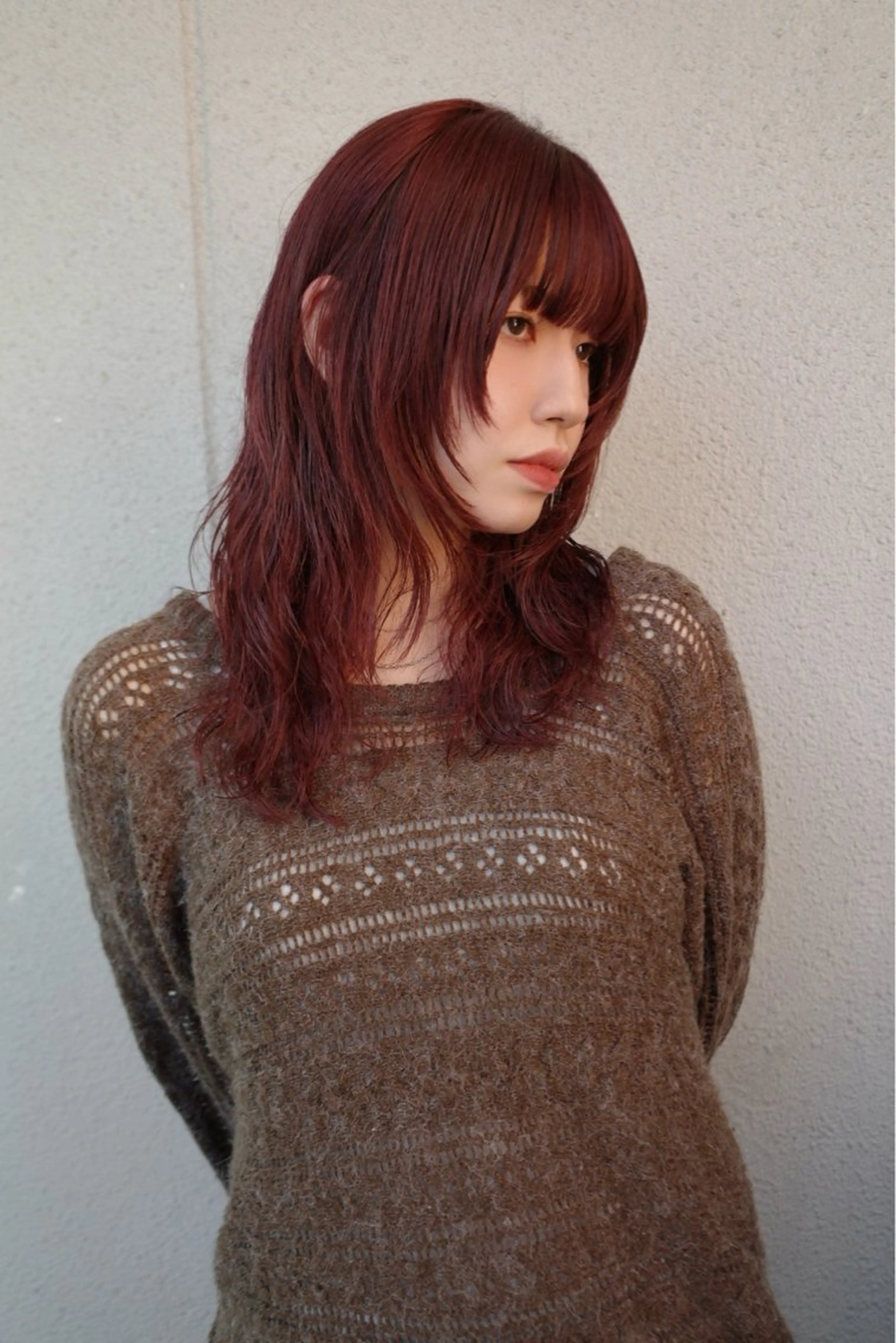 ミディアム カラー カット ヘアカラー トリートメント SALOWIN所属・ブリーチ✨ ボブ✨レイヤーのヘアスタイル