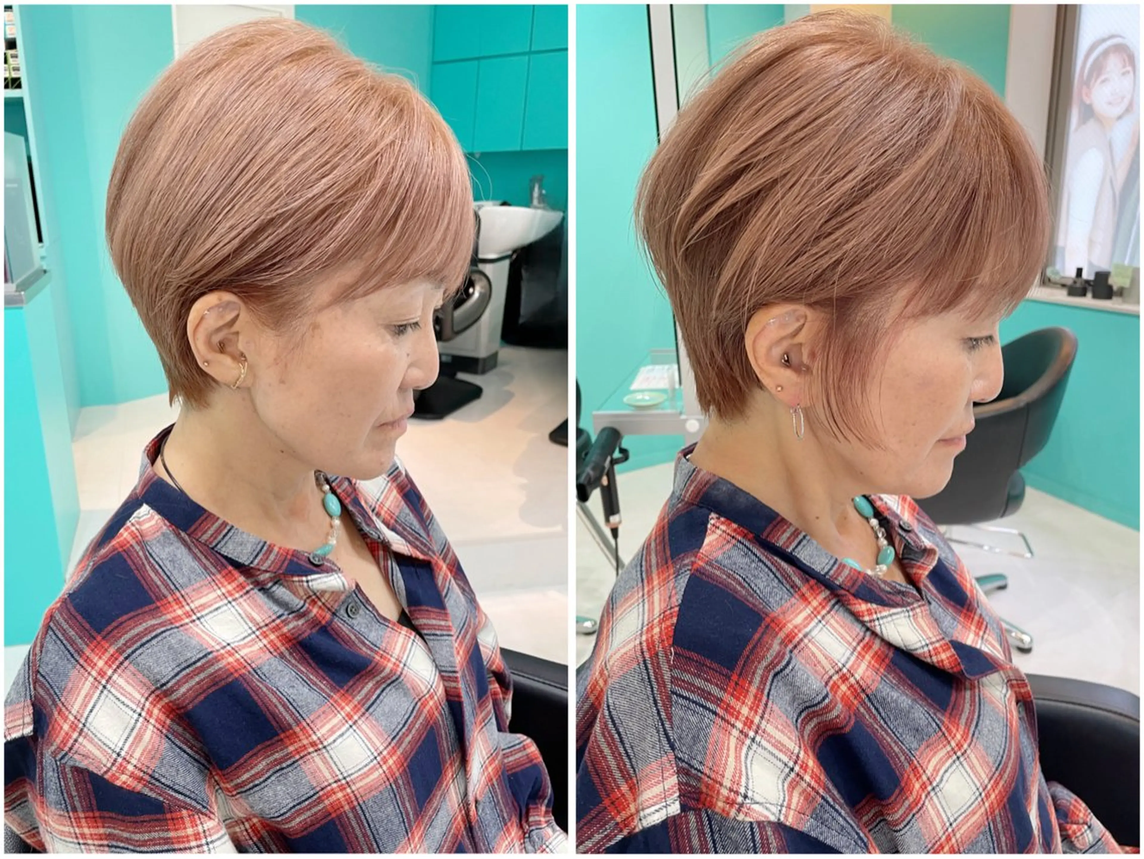 ショート カラー ベージュカラー ブリーチ ダブルカラー ミルキーベージュ ショートヘア カット ヘアカラー 🫧ショート/ボブ 池袋西口・泡渕✂️のヘアスタイル