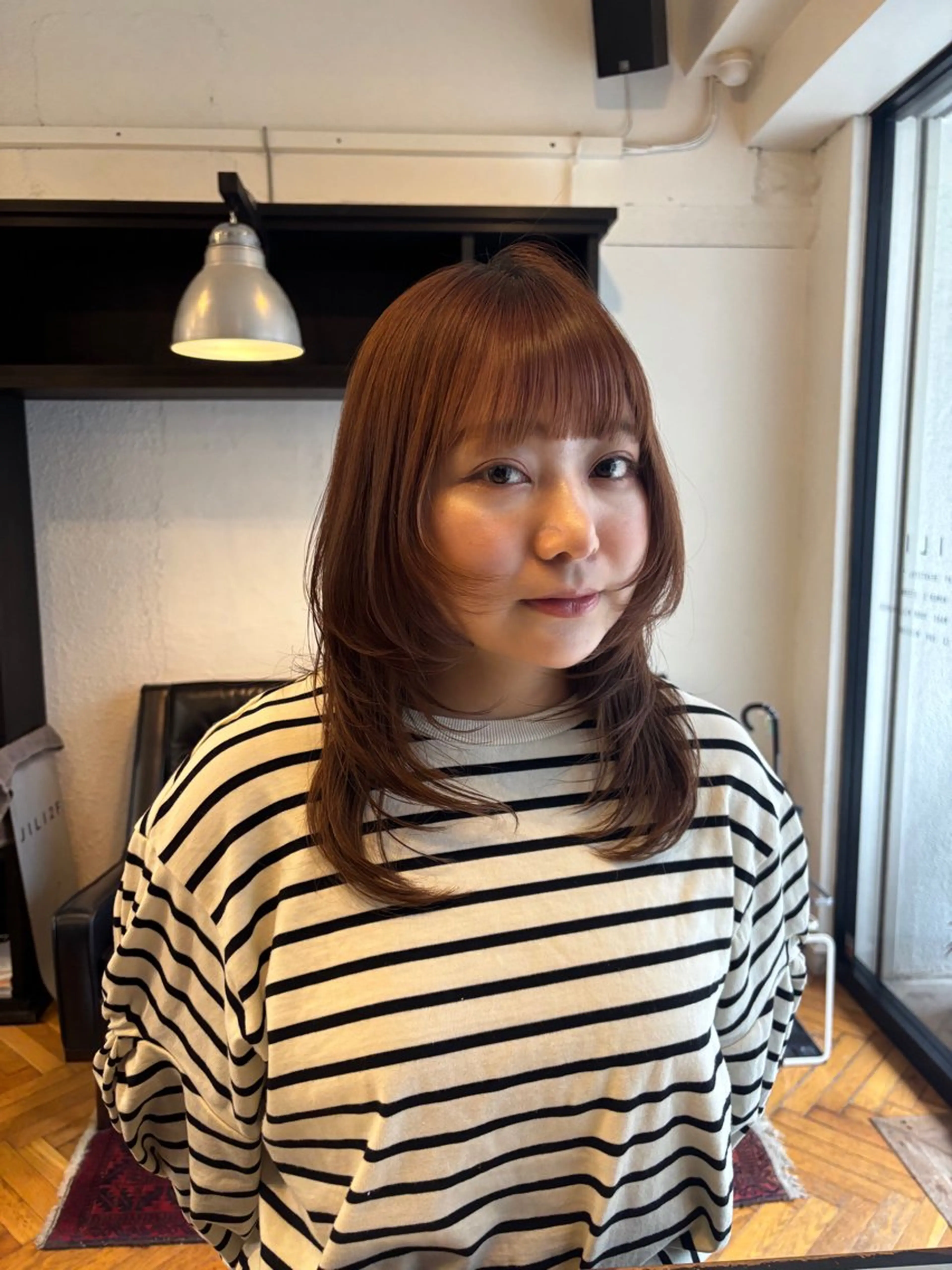 ロング レイヤーカット ノグチ アユのヘアスタイル