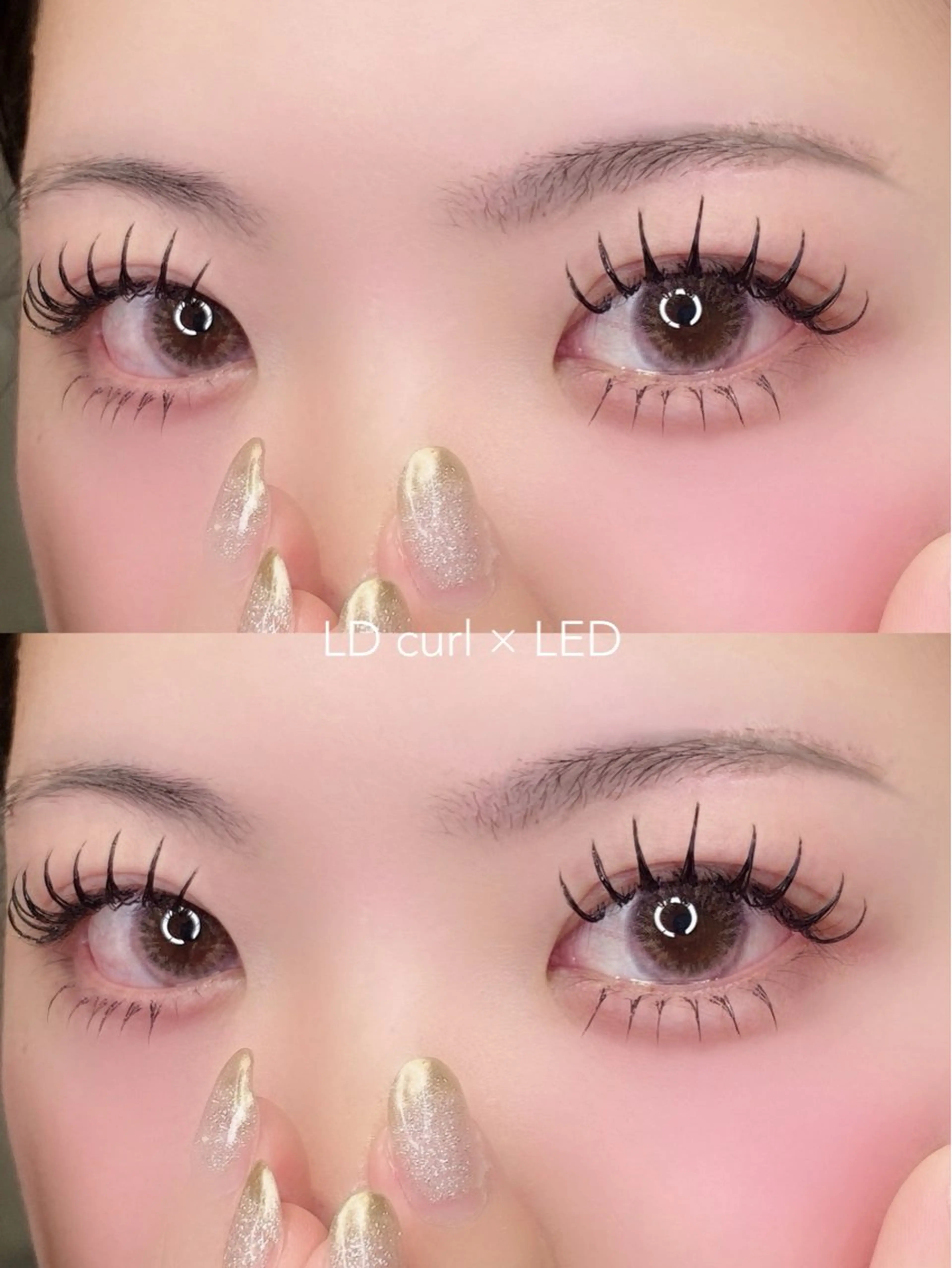 【ダブルフラットorバインドロック60束】L.LC.LDカールあり/オフコーティング込み/LEDマツエク➕¥1100🍒の写真