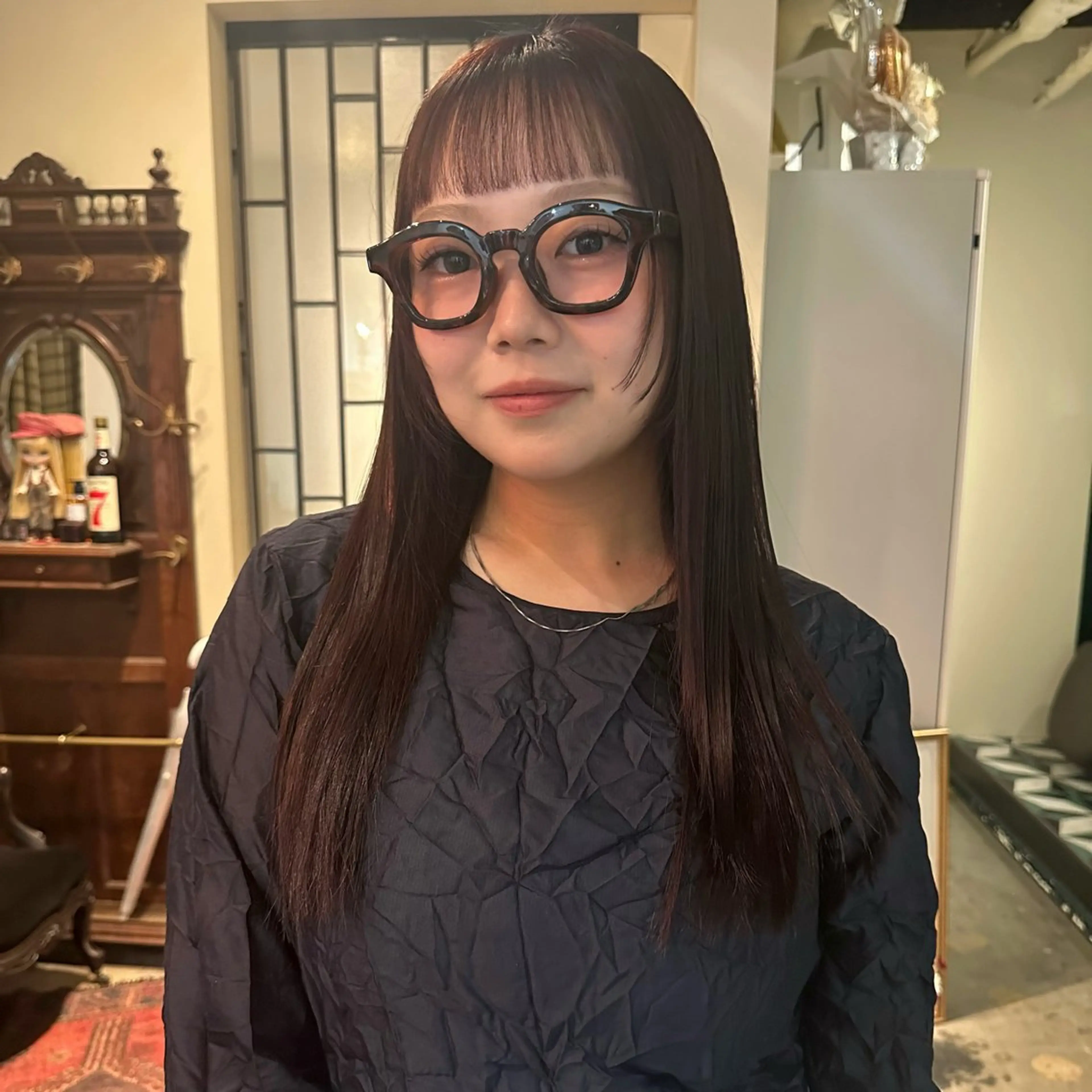 ロング カラー もりやま りりかのヘアスタイル