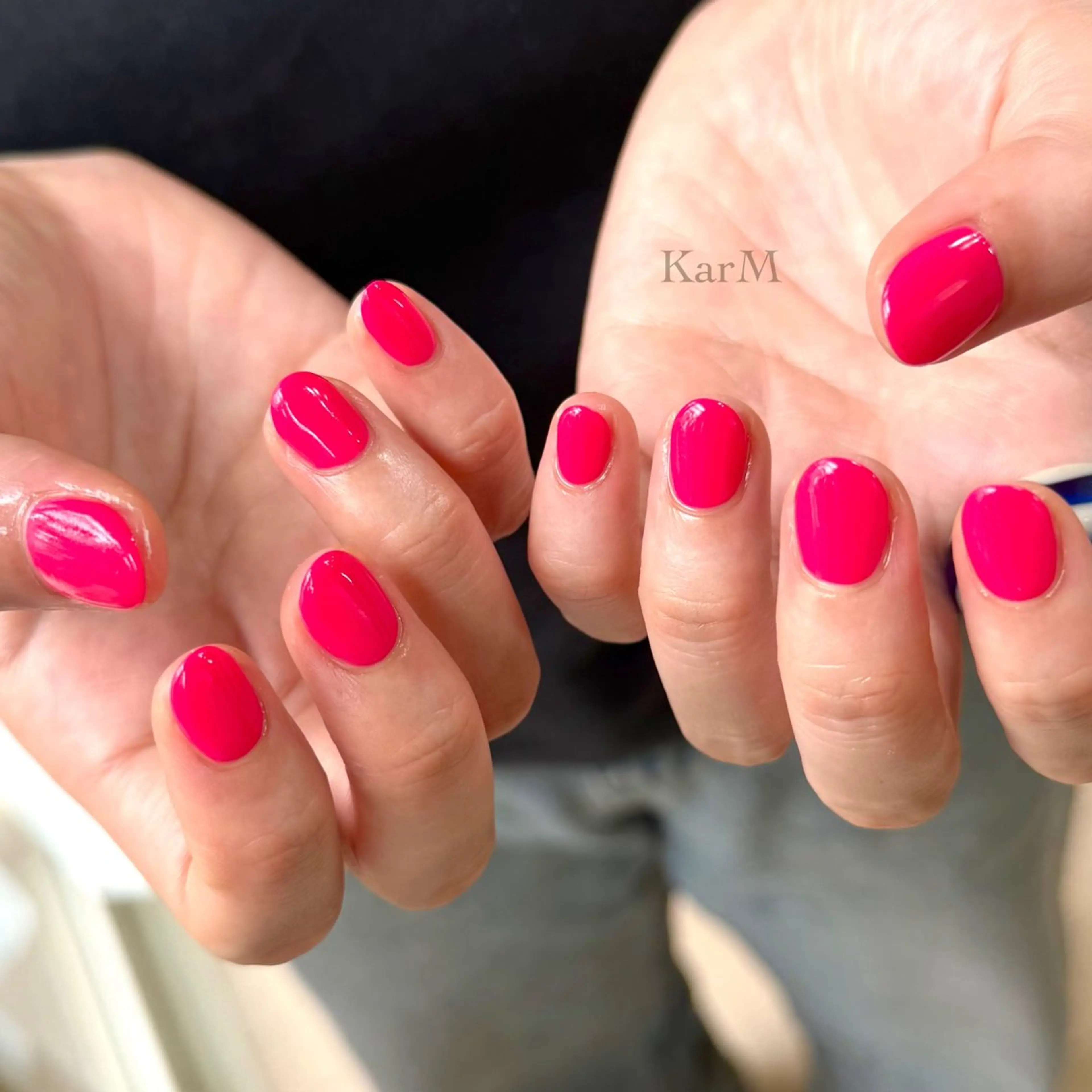 ネイル オーロラネイル チークネイル フラッシュネイル フレンチネイル グラデーション ハンドネイル ogino karinのネイルデザイン