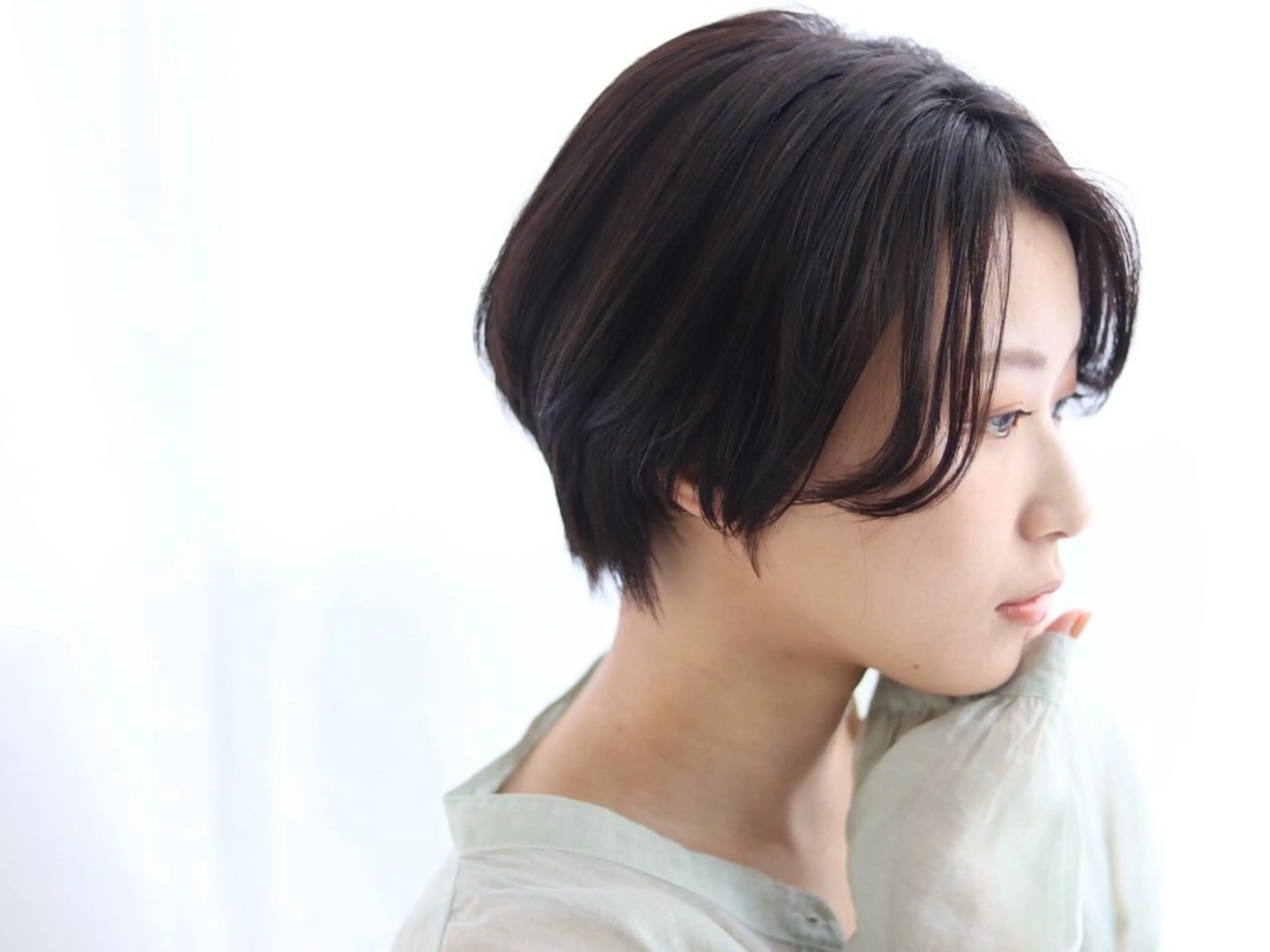 ショート カット パーマ 林 美里のヘアスタイル