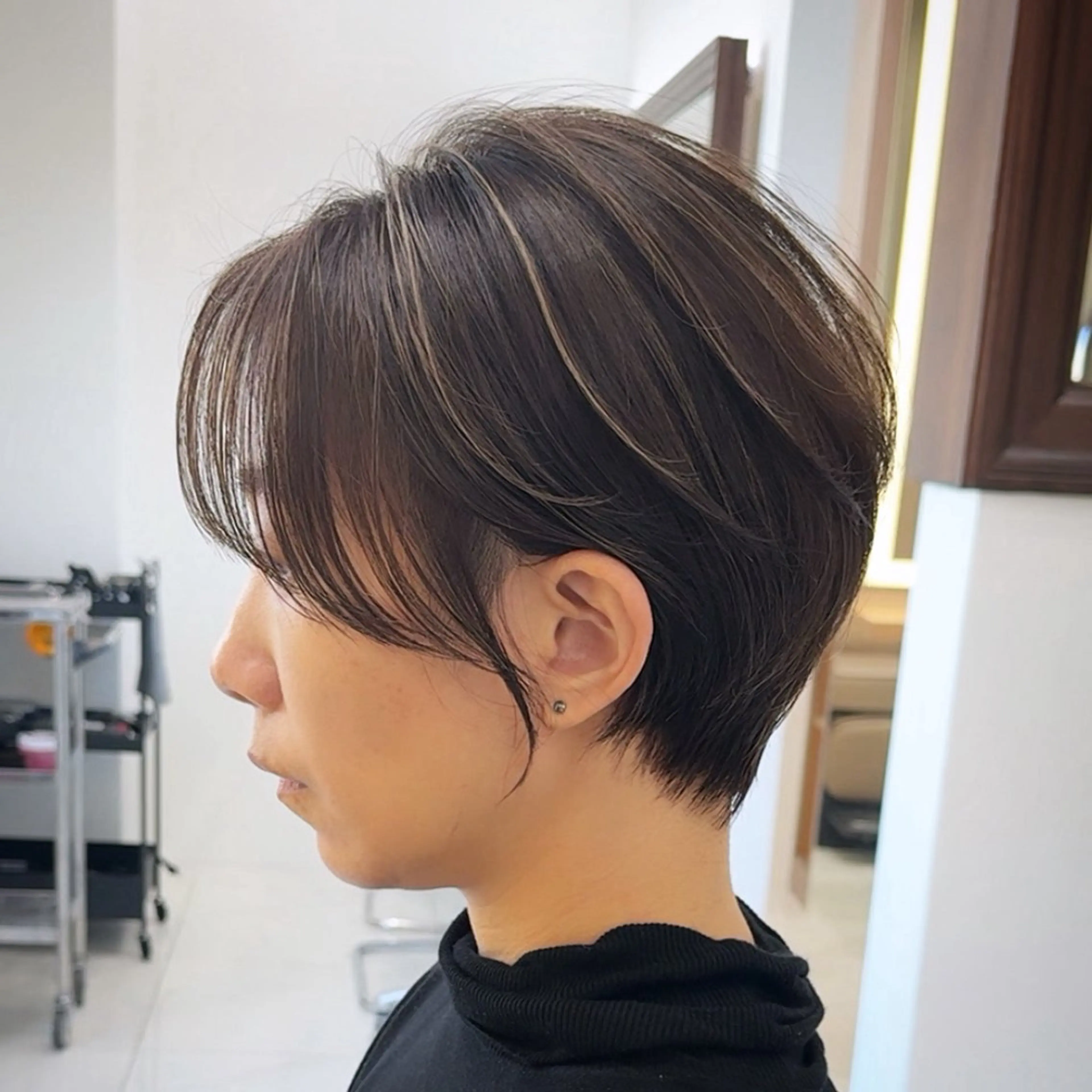 ショート カラー ハイライトカラー ハイライト ショートヘア Miyu’s渋谷所属・ショート/ハイライト 無料‼️愛斗のヘアスタイル