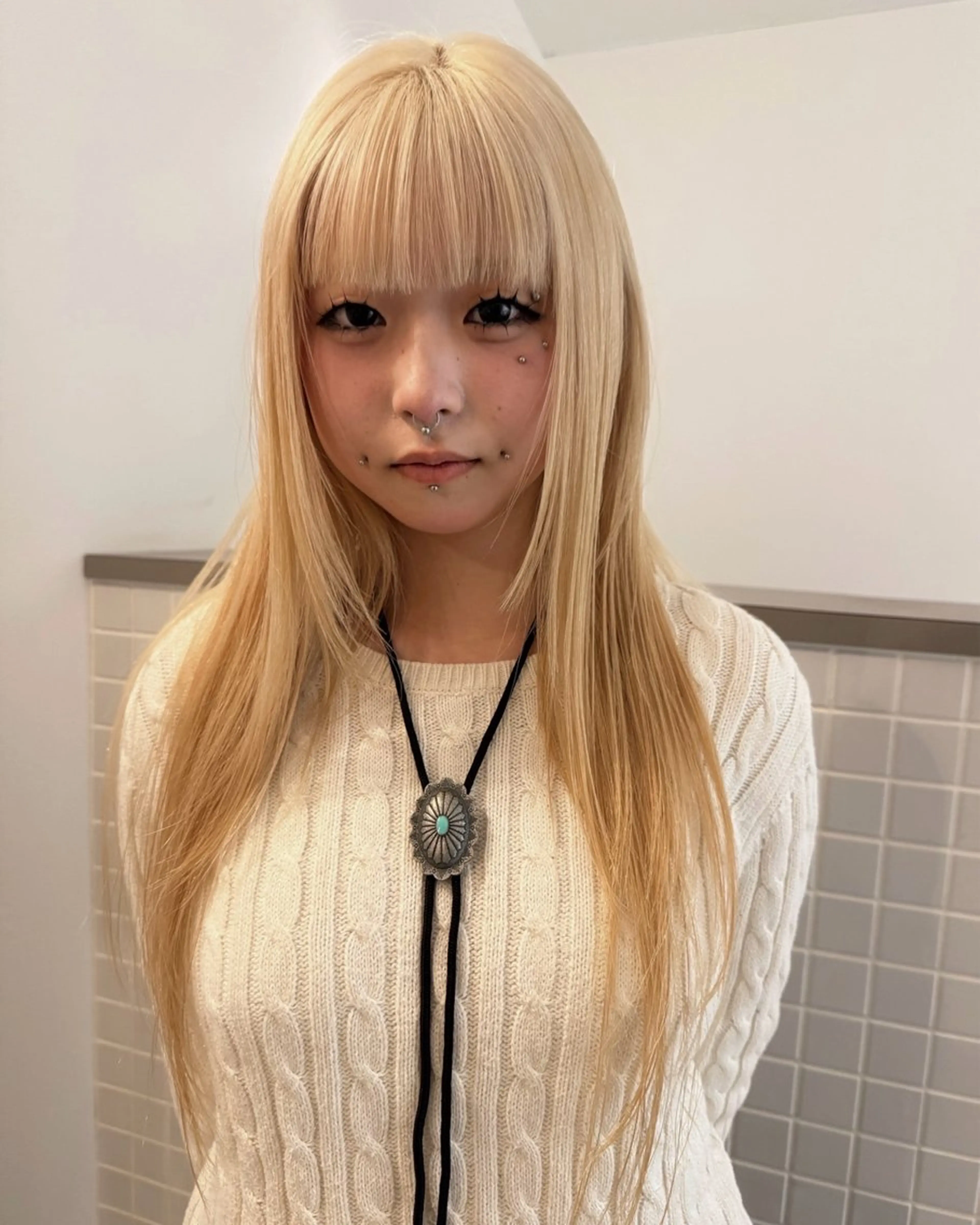 ロング カラー カット ヘアカラー トリートメント デザイン/レイヤー Kaito🐩/栄のヘアスタイル