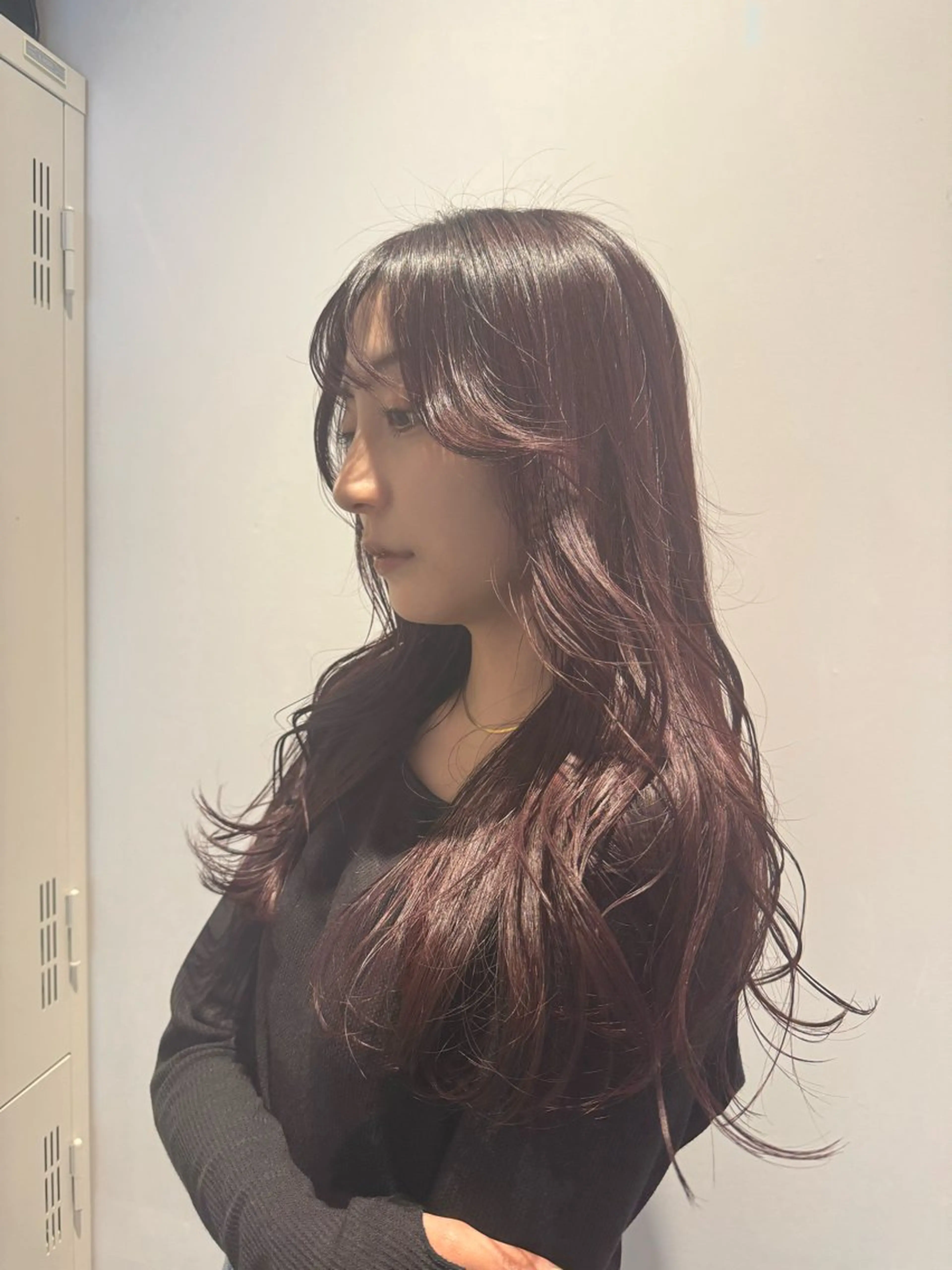 ロング カラー 暖色カラー🤎Red Neo meiのヘアスタイル