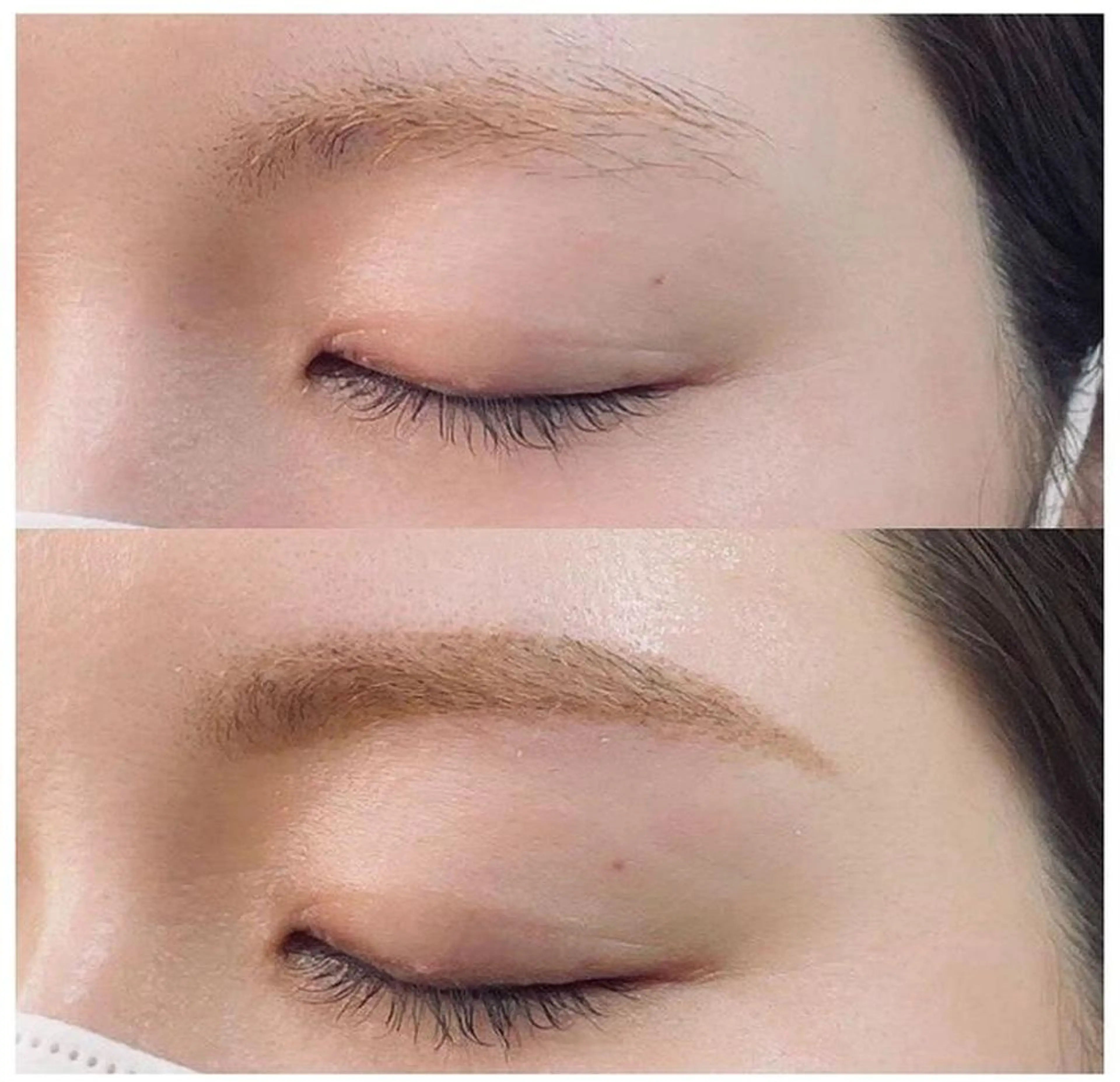 アイブロウ 眉毛ワックス脱毛 Hair&Make Nahoのマツエク・マツパデザイン