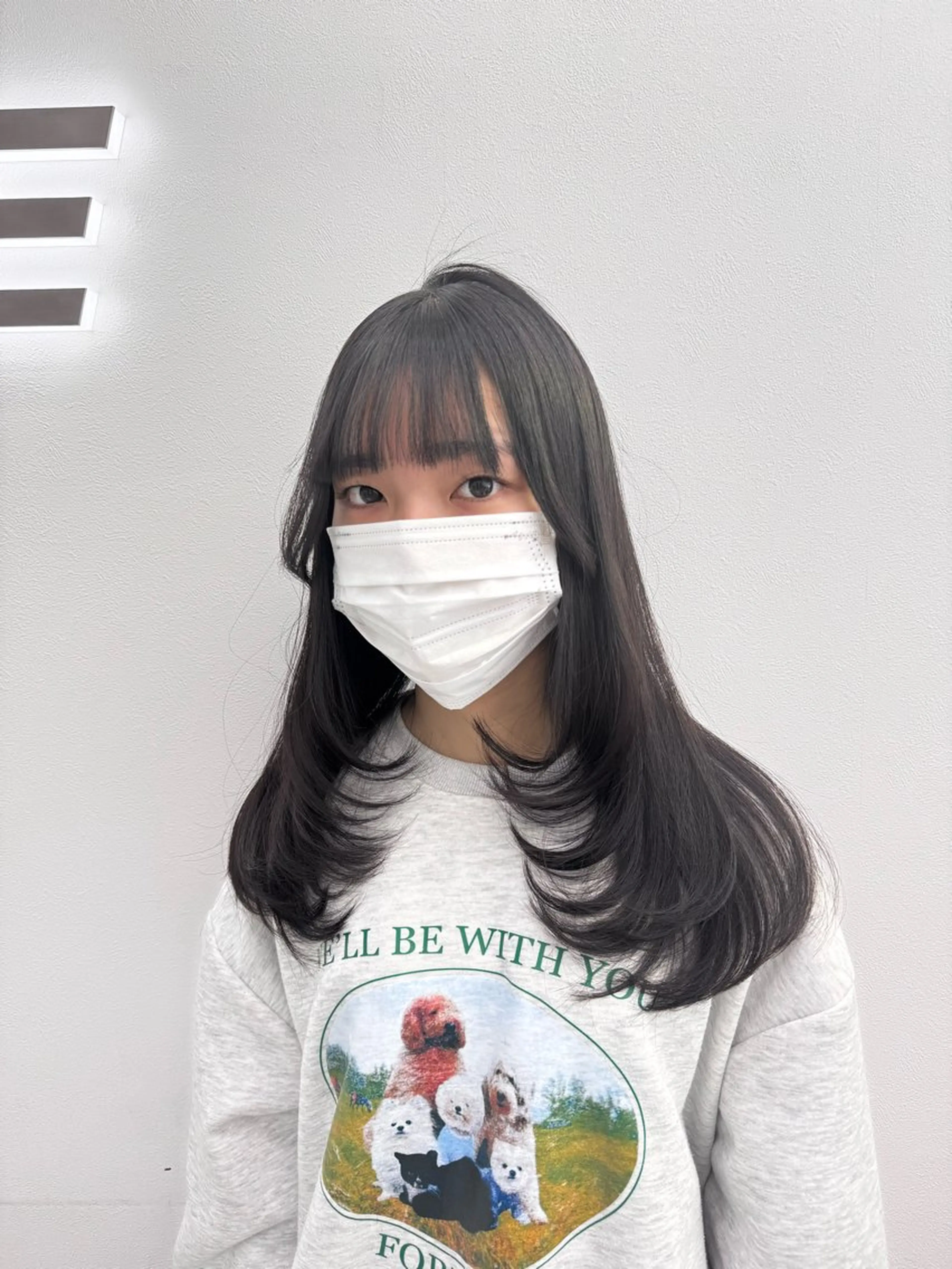 ロング カット ヘアカラー トリートメント GO TODAY 原宿Verno店所属・韓国系支持率No.1 レイヤー特化/きょうのヘアスタイル