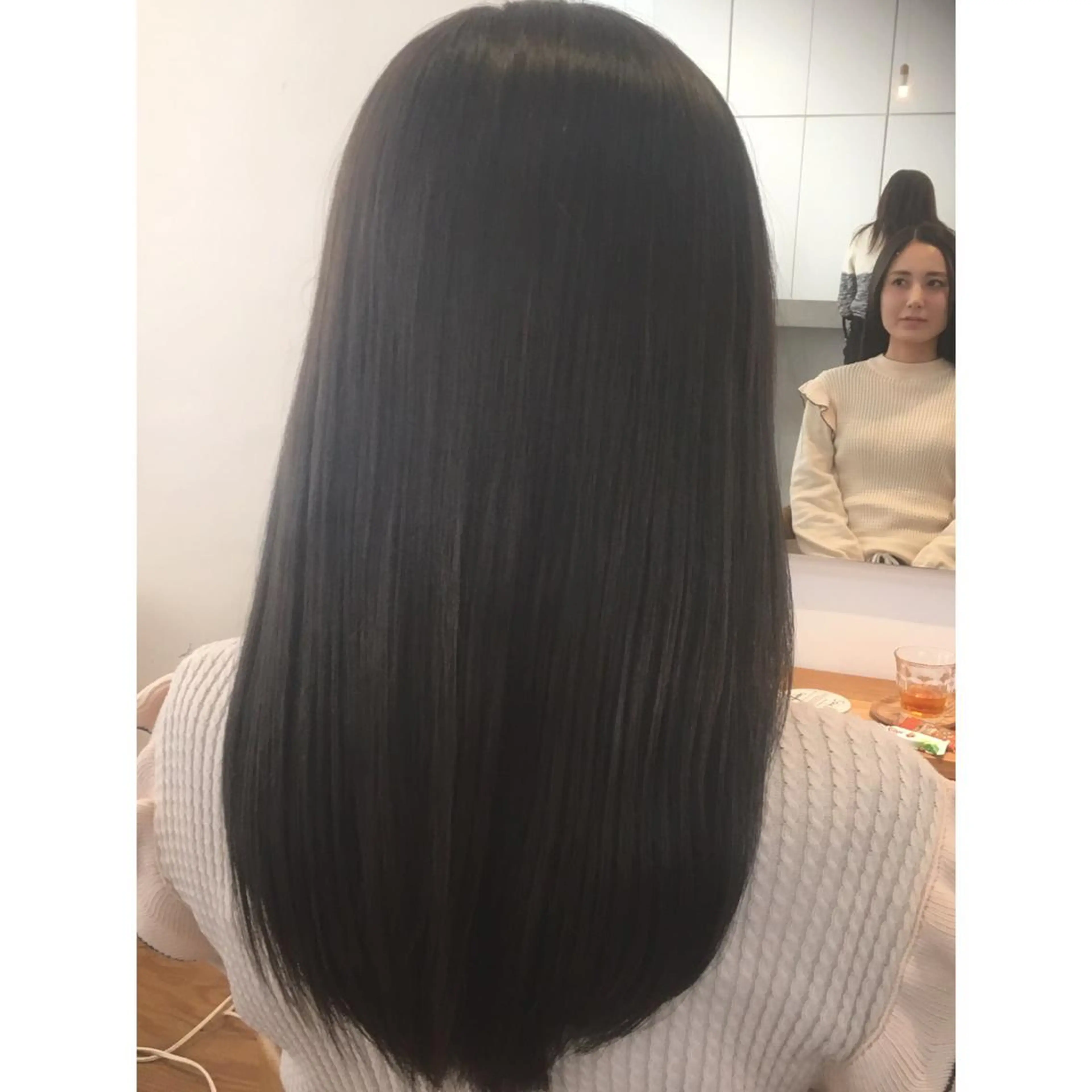 ミディアム カラー カット 縮毛矯正 TOWA 野村　コウダイのヘアスタイル